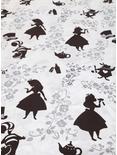 Disney Alice In Wonderland Alice Silhouette Microfiber Full Sheet Set, , alternate
