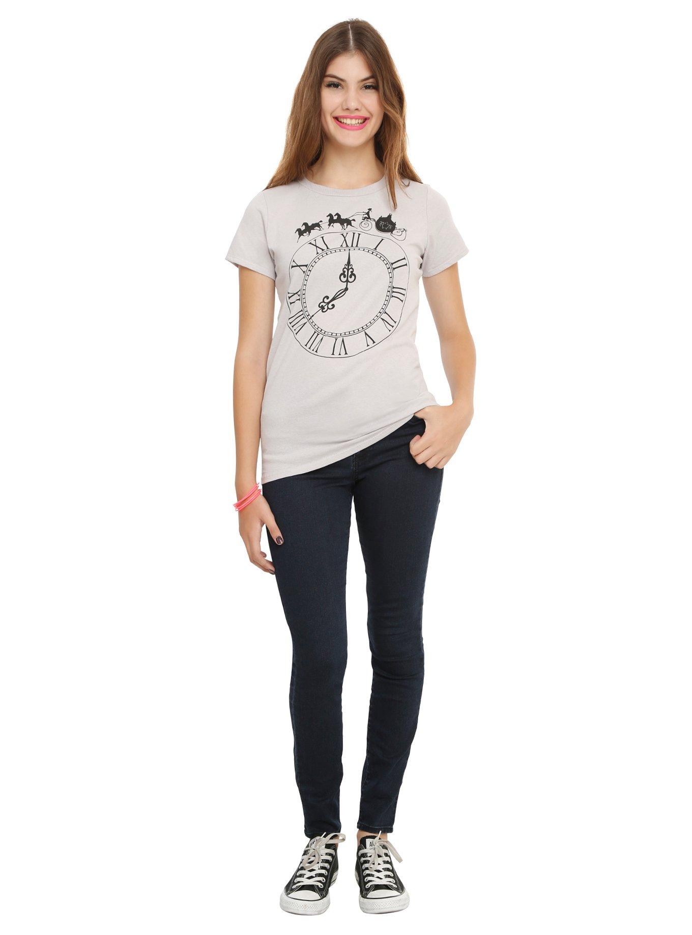 Disney Cinderella Clock Girls T-Shirt, , alternate