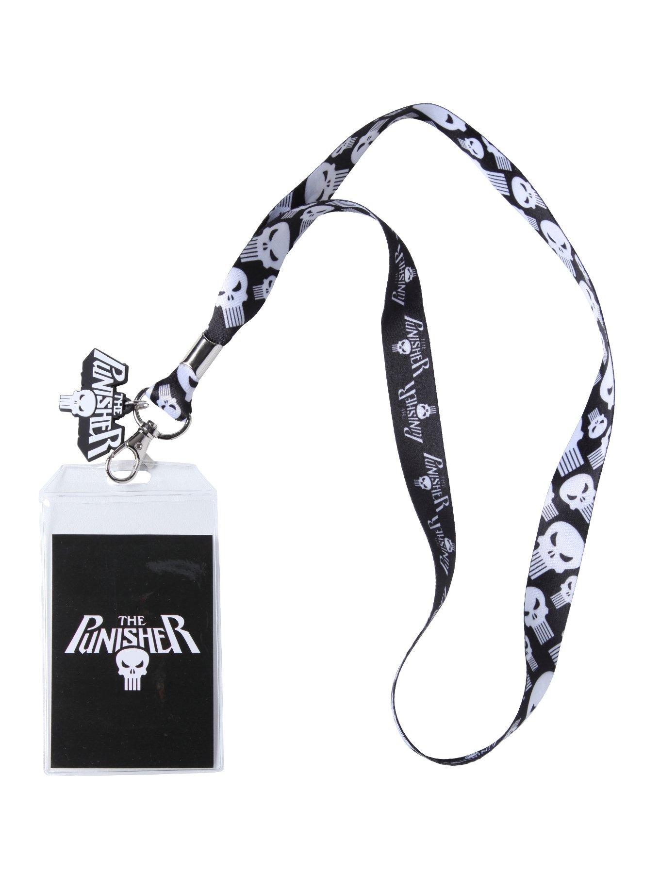 Marvel Punisher Logo Lanyard, , alternate