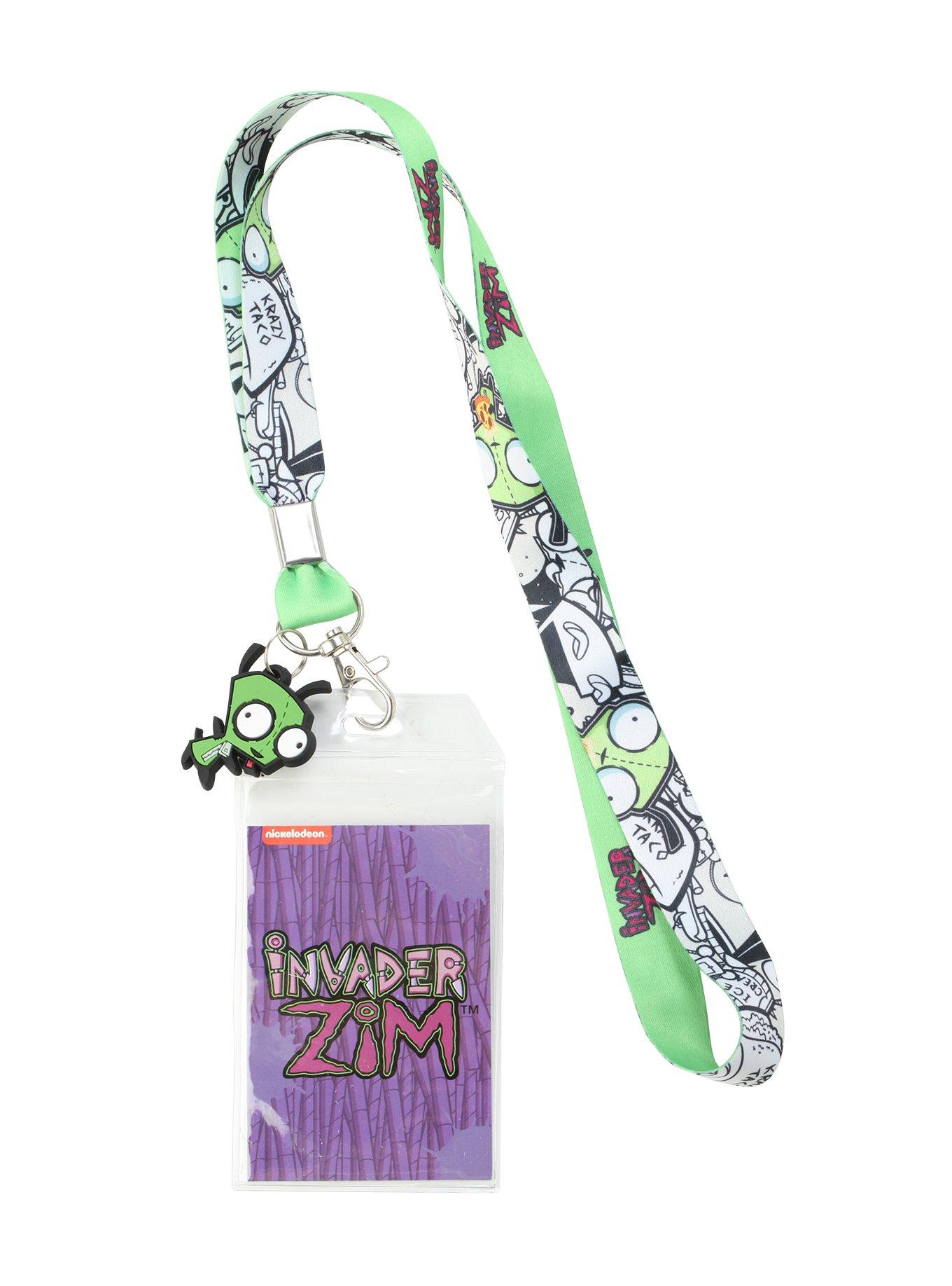 Invader Zim Green Gir Lanyard, , alternate