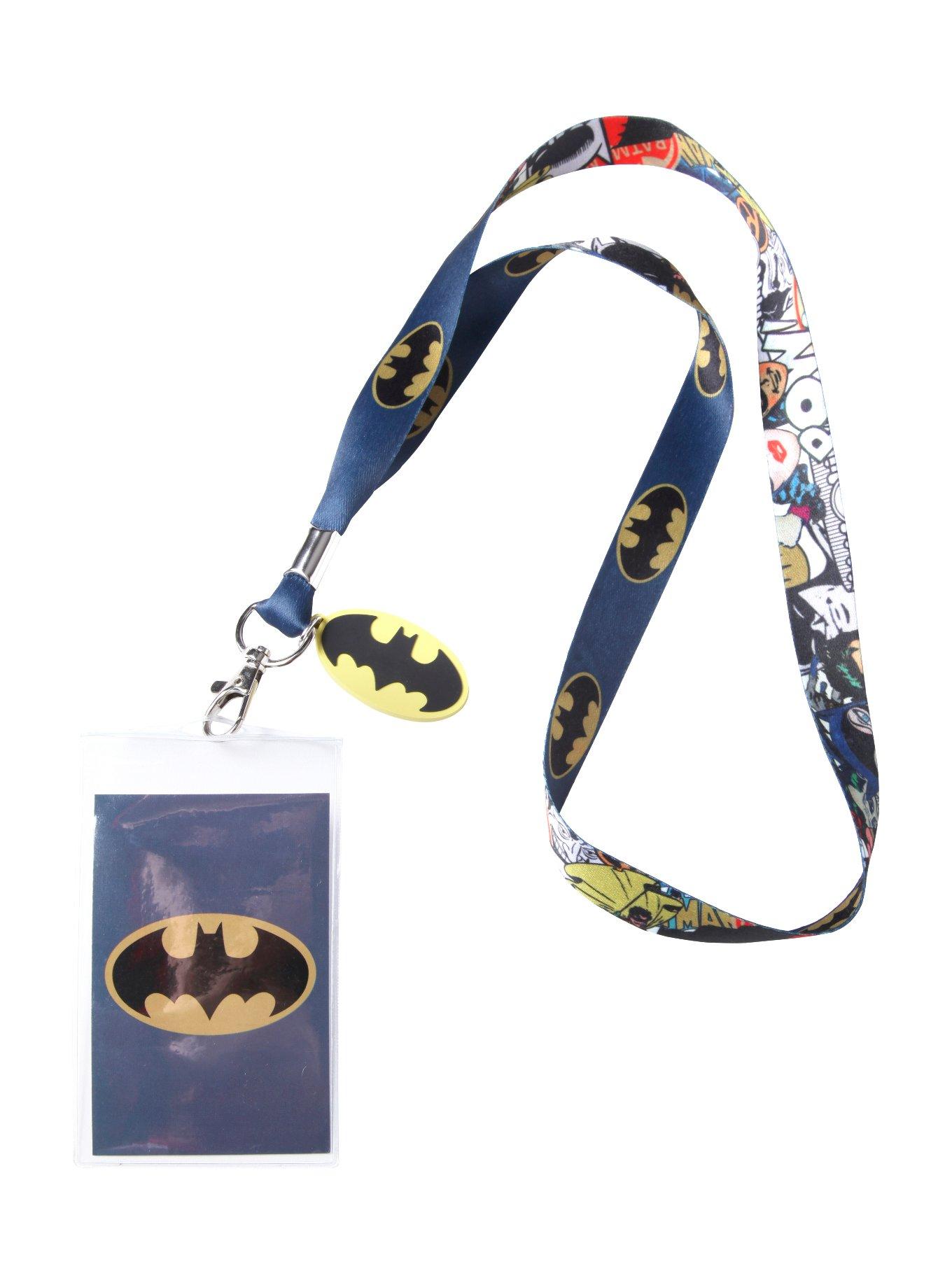 DC Comics Batman Logo Lanyard, , alternate