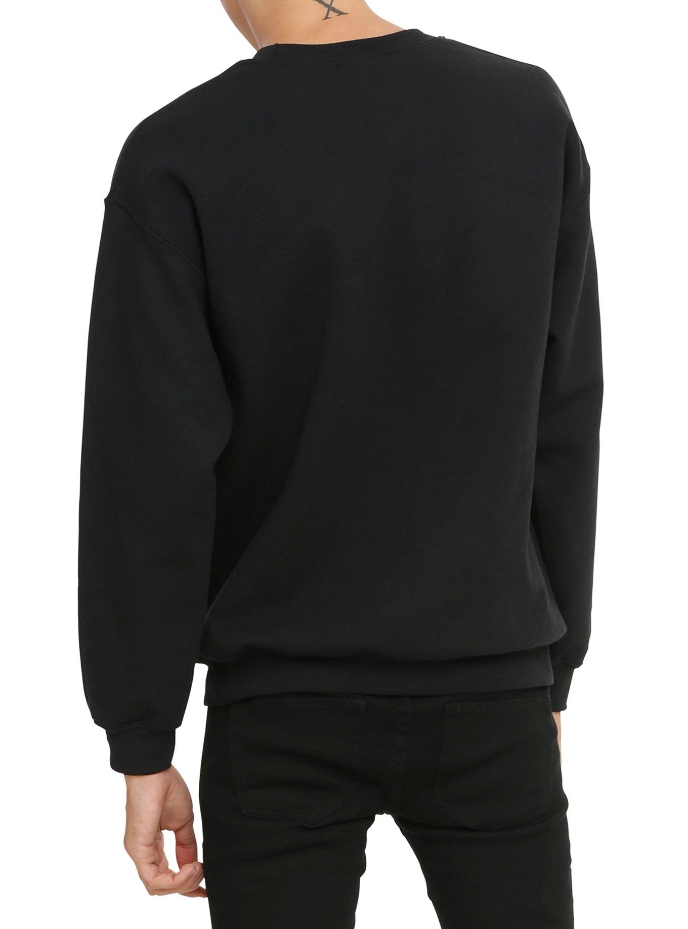Batman: The Animated Series The Joker Crew Pullover, BLACK, alternate