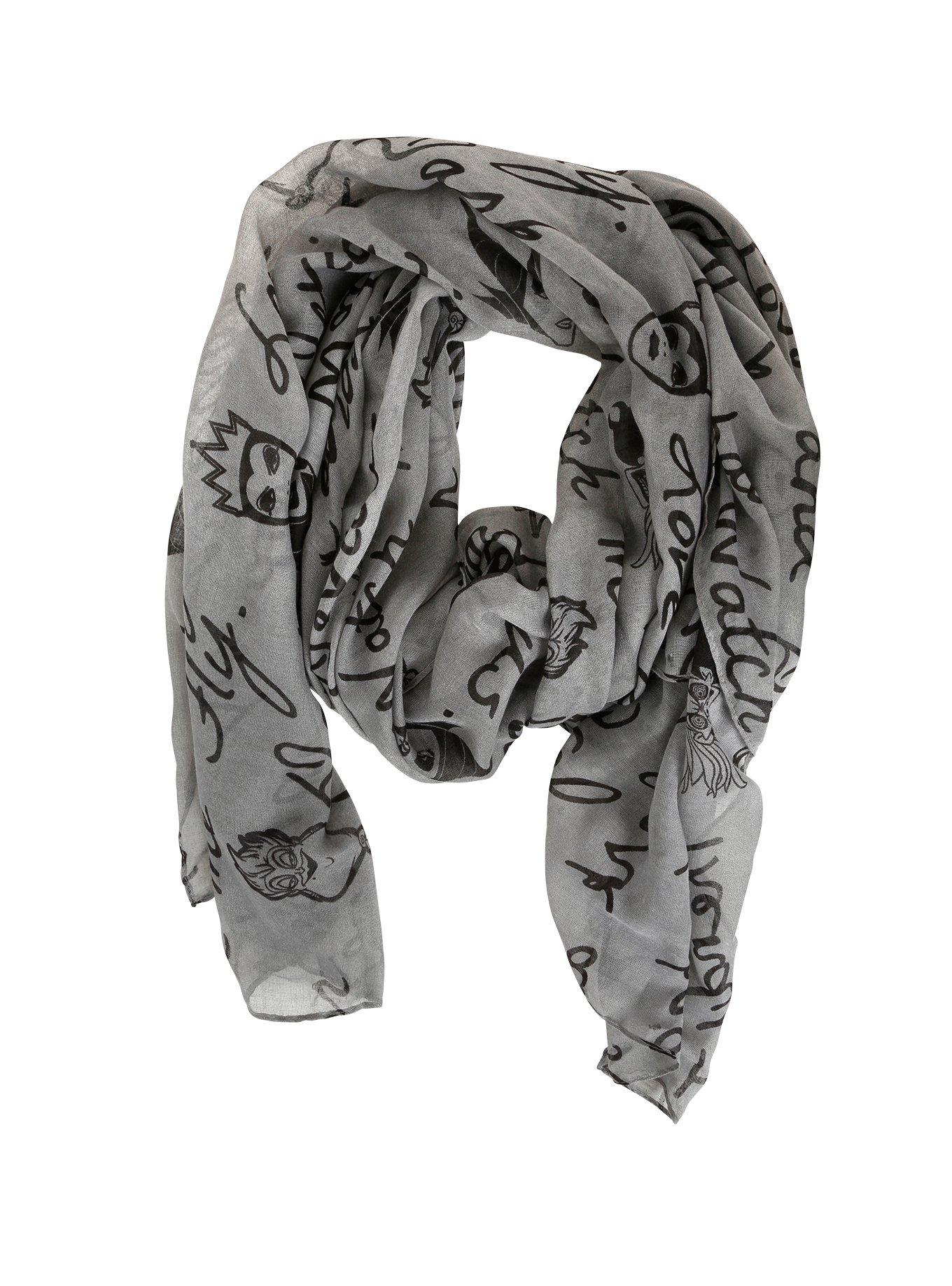 Disney Villains Oblong Scarf, , alternate