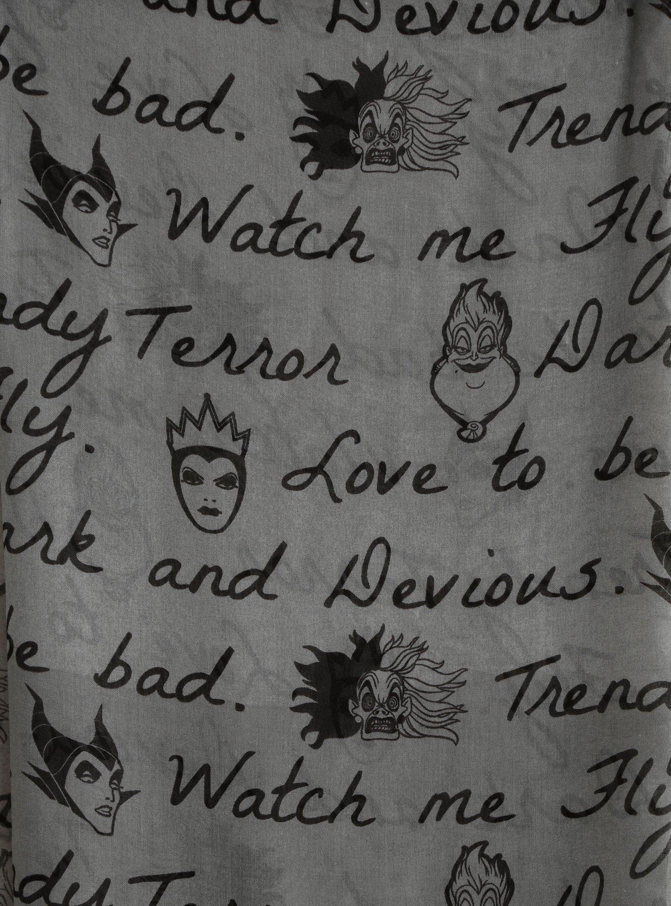 Disney Villains Oblong Scarf, , alternate