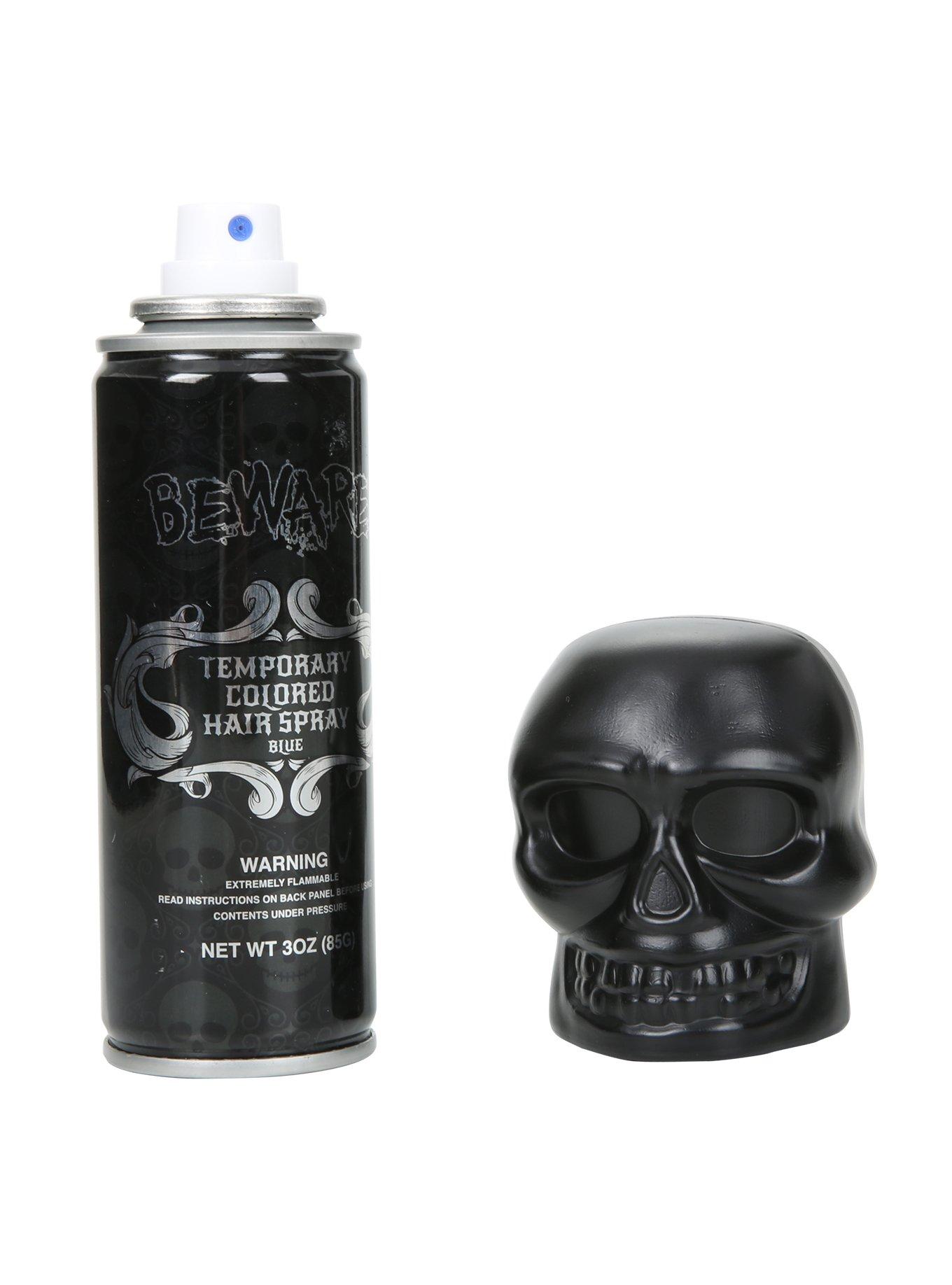 Beware Black Temporary Hair Color Spray, , alternate