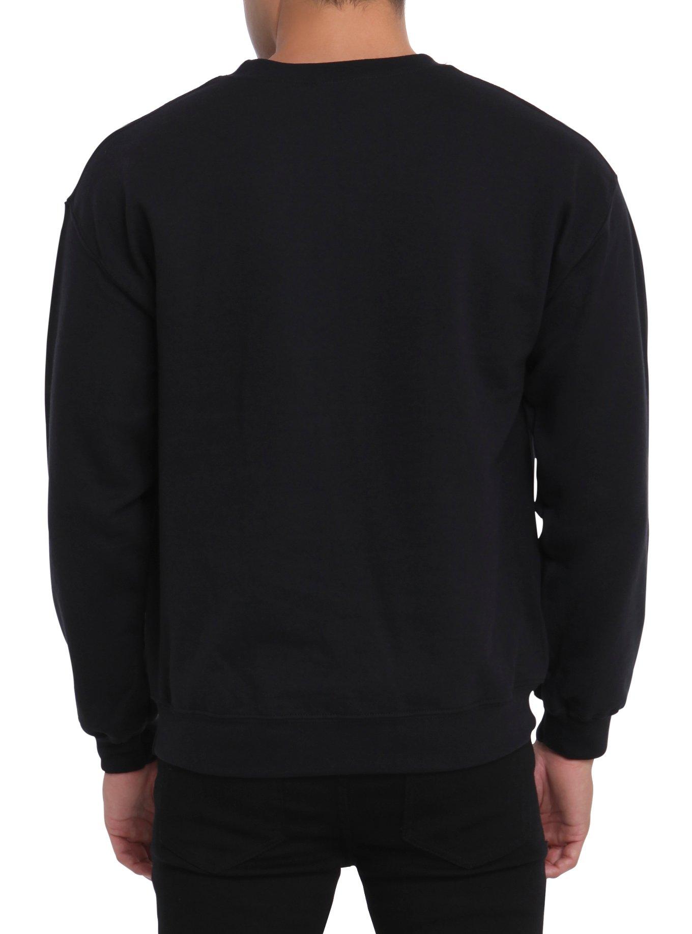 Pierce The Veil Hell Above Crew Pullover, BLACK, alternate