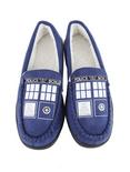 Doctor Who TARDIS Guys Moccasin Slippers, , alternate