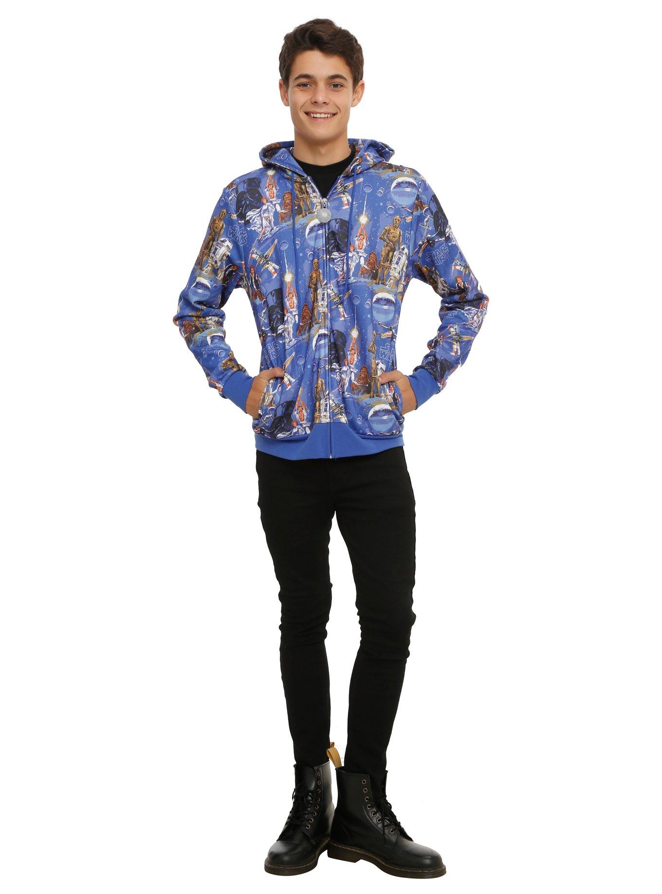 Star Wars Classic Sublimation Print Hoodie, , alternate