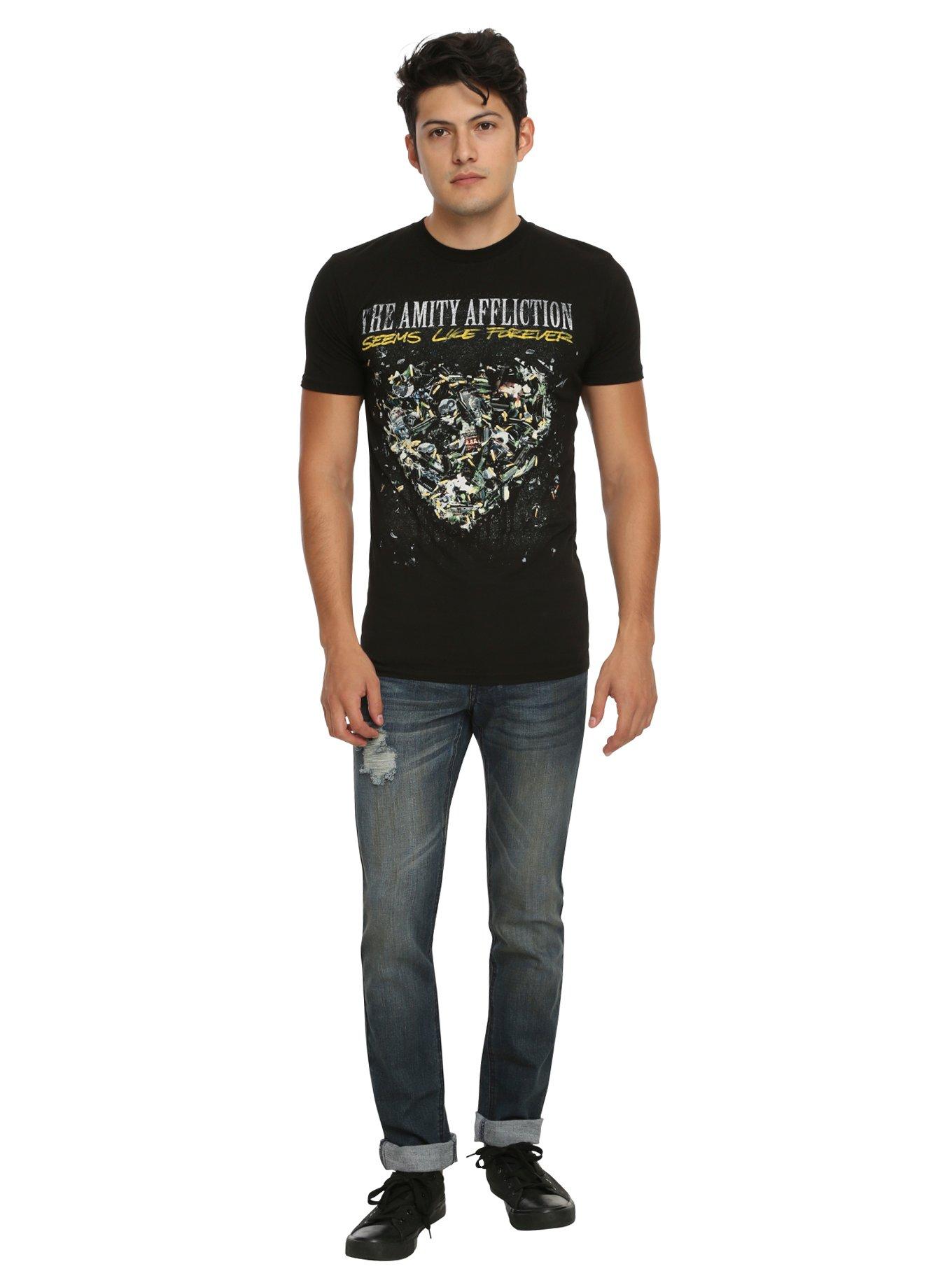 The Amity Affliction Seems Like Forever T-Shirt, BLACK, alternate