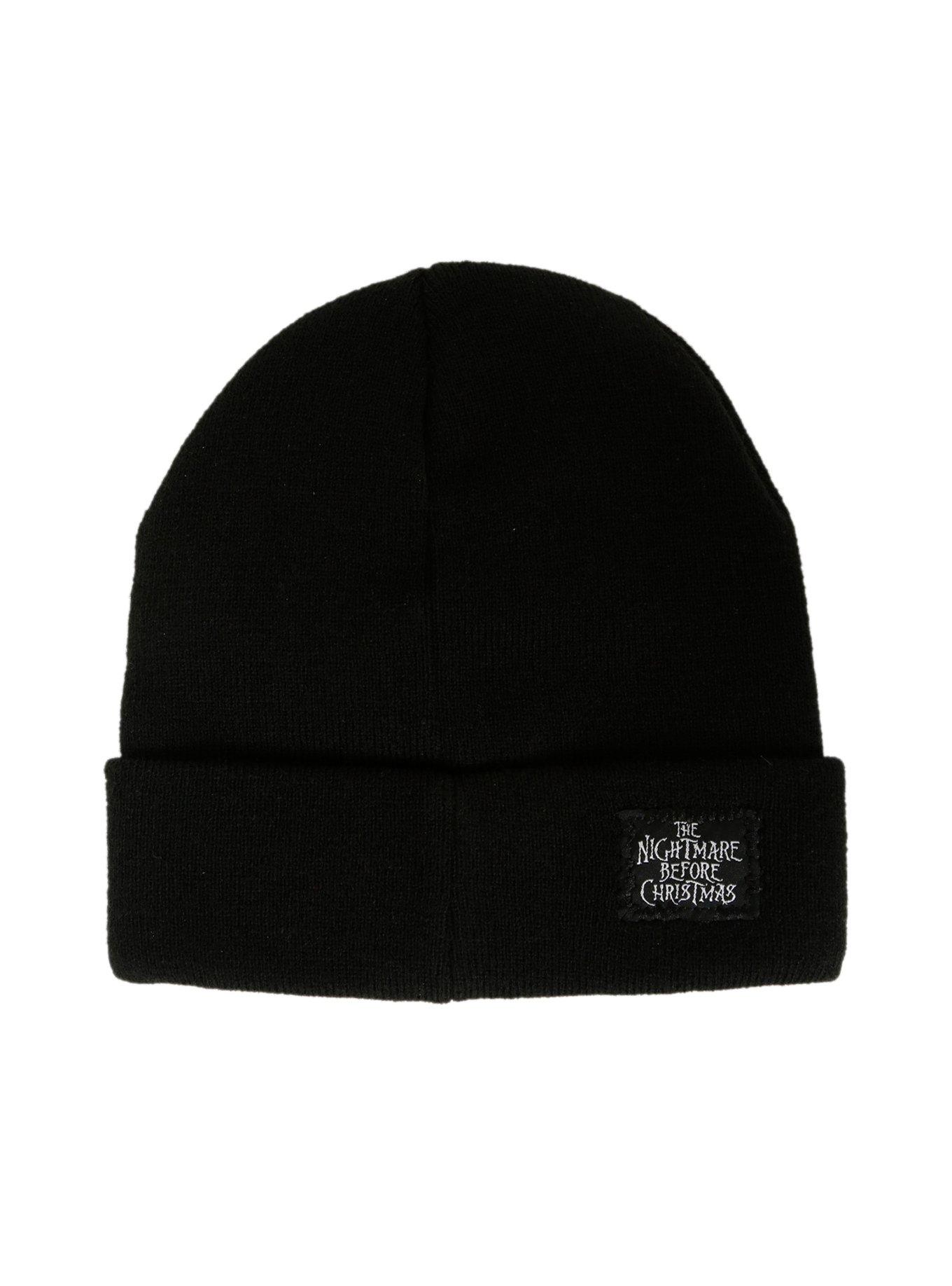 The Nightmare Before Christmas Jack Face Watchman Beanie, , alternate