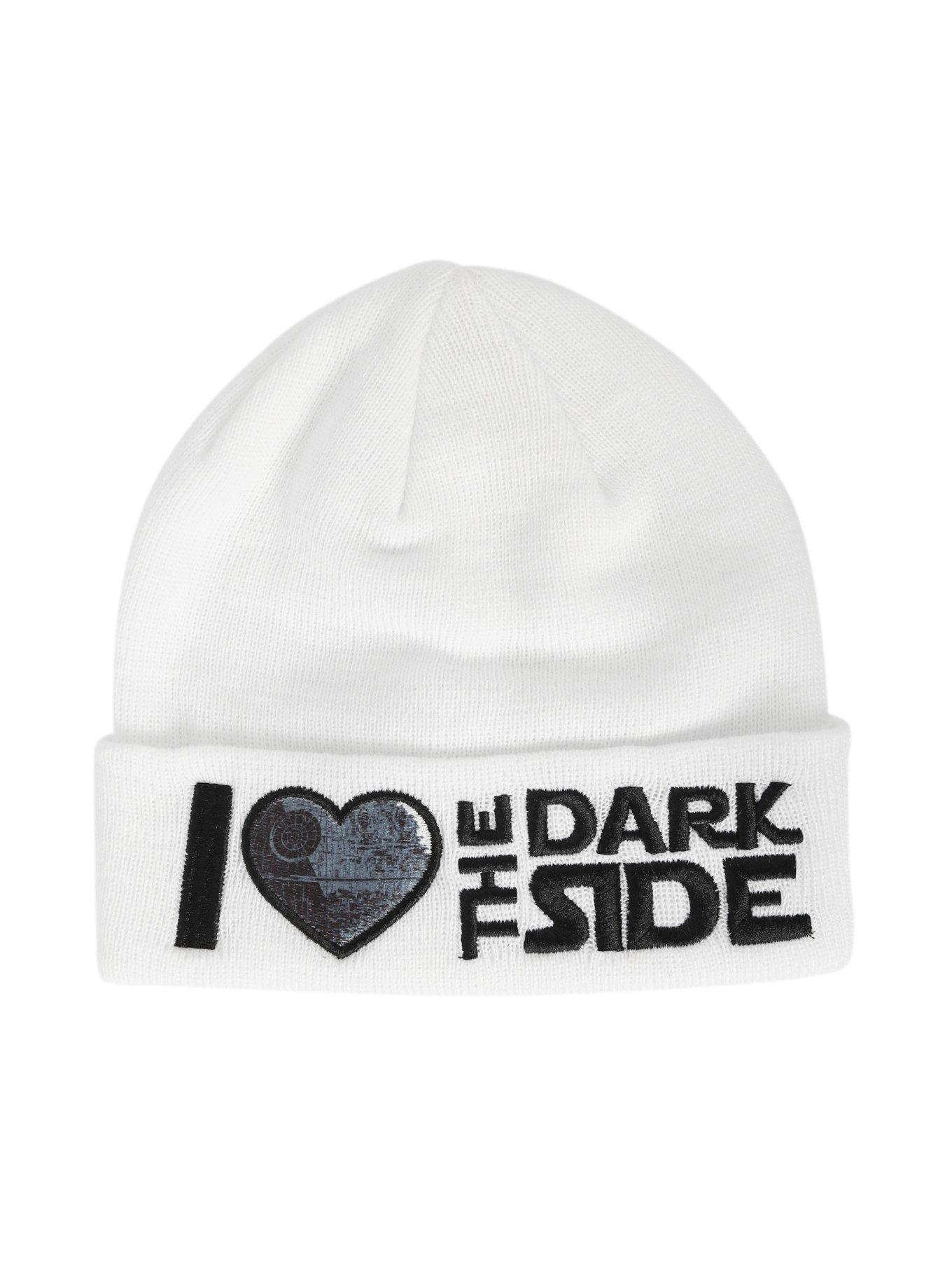 Star Wars I (Heart) The Dark Side Watchman Beanie, , alternate