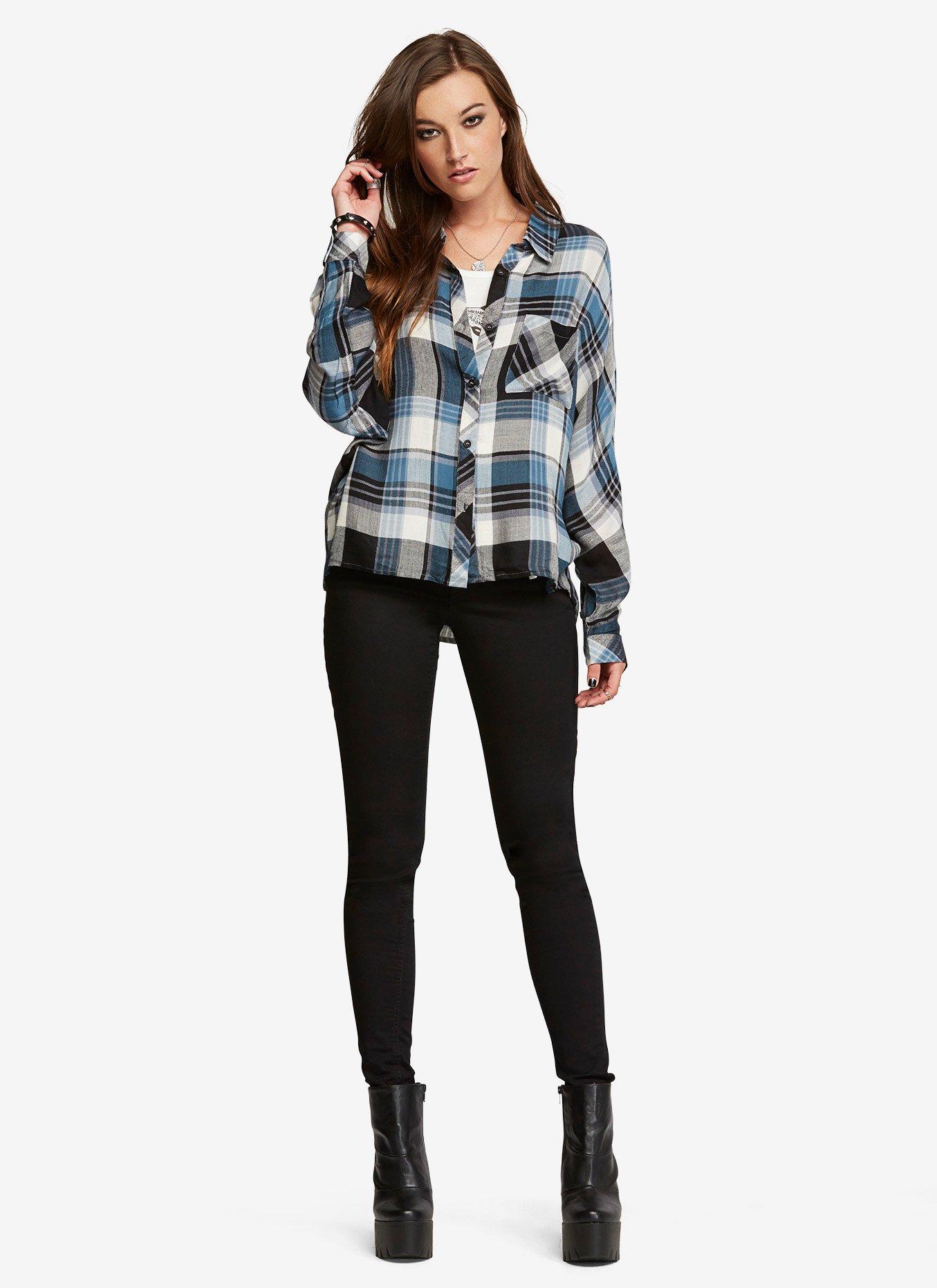 Plaid Flannel Shirt, , alternate