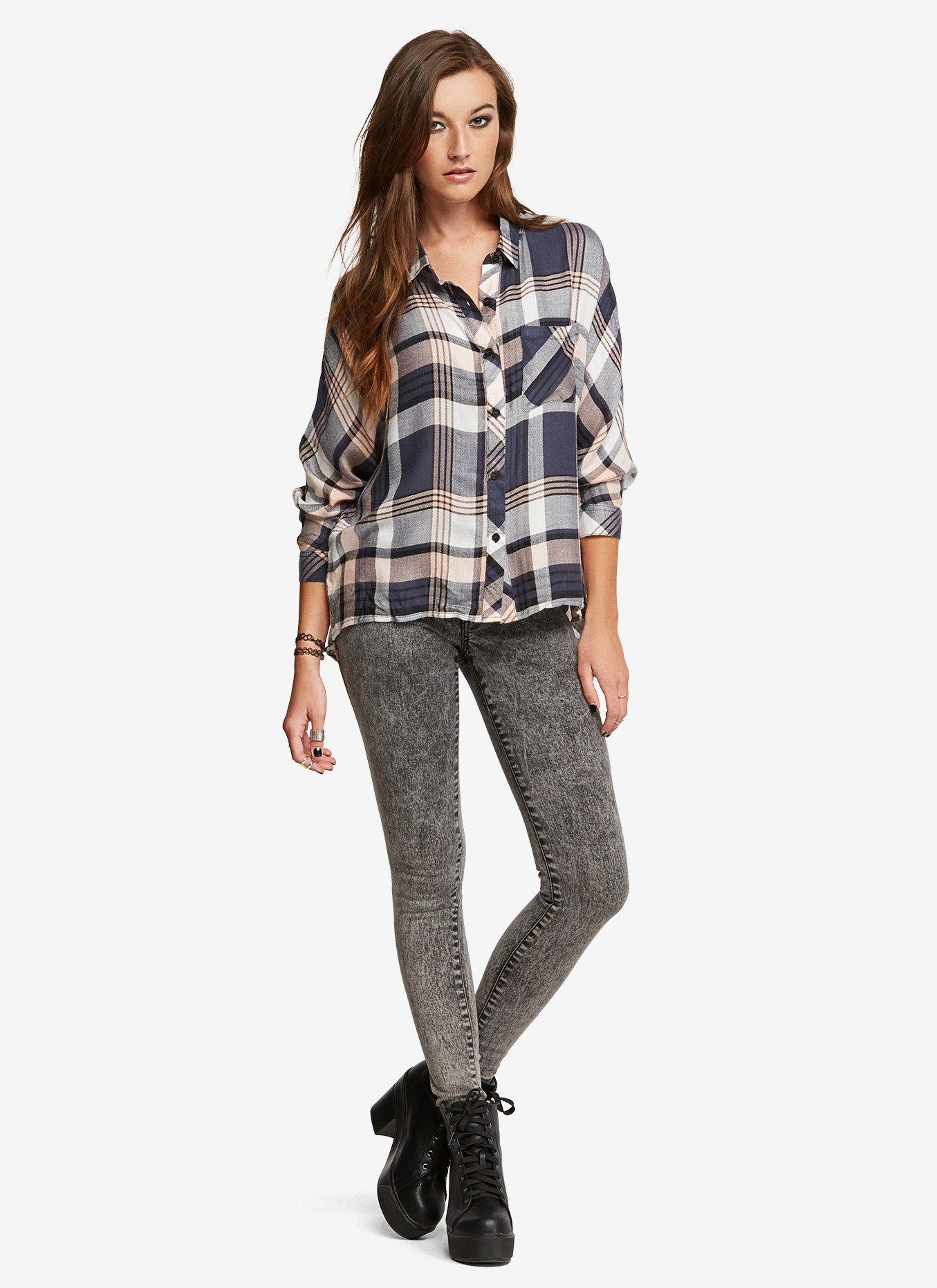 Plaid Flannel Shirt, , alternate