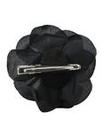 Black Mini Rose Hair Clip, , alternate