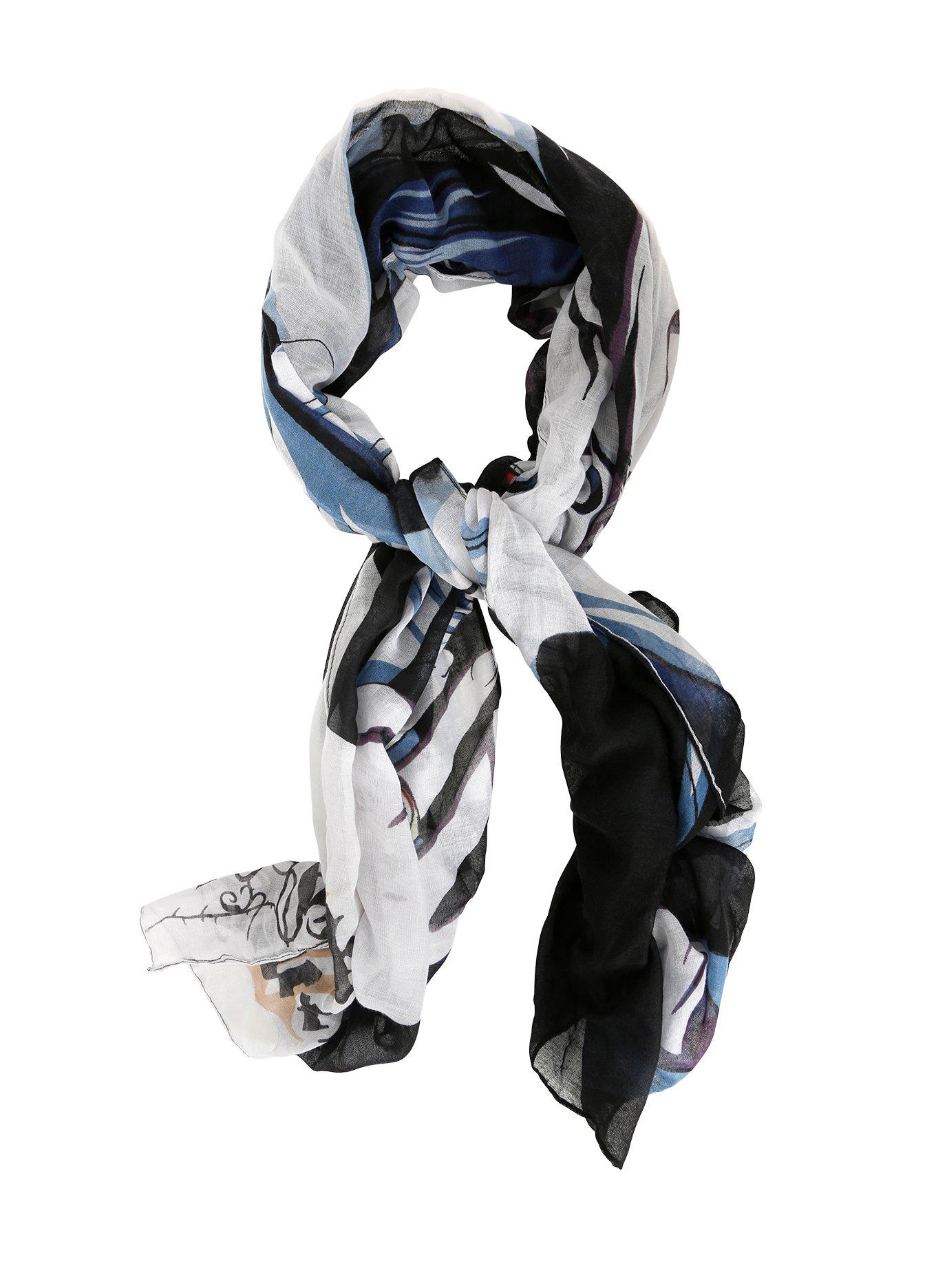 Black Butler Sebastian & Ciel Oblong Scarf, , alternate