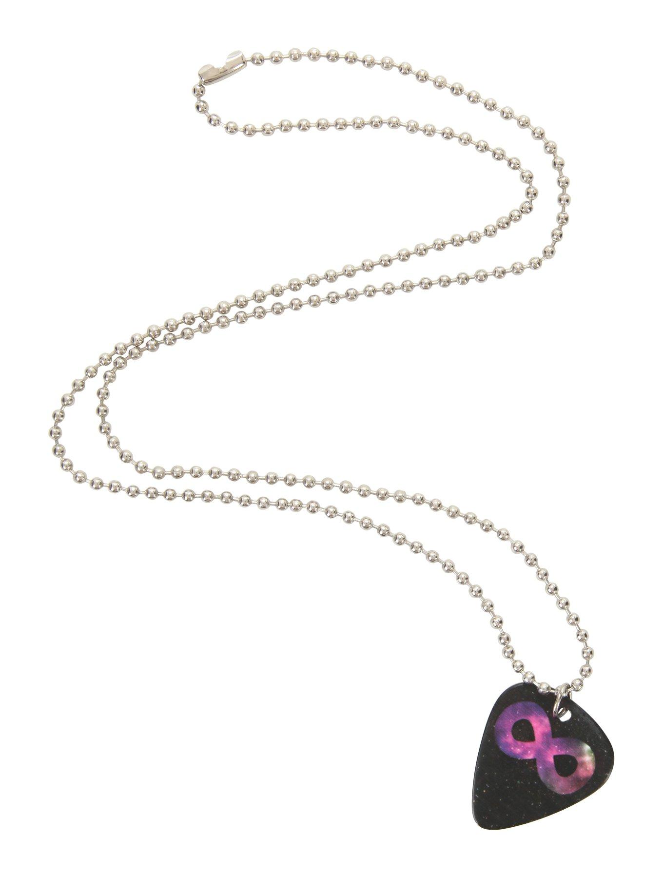 LOVEsick Galaxy Yin-Yang Infinity Pick Necklace, , alternate