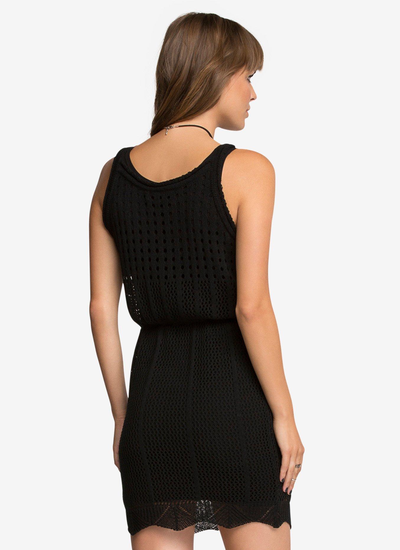 Sweater Dress, BLACK, alternate