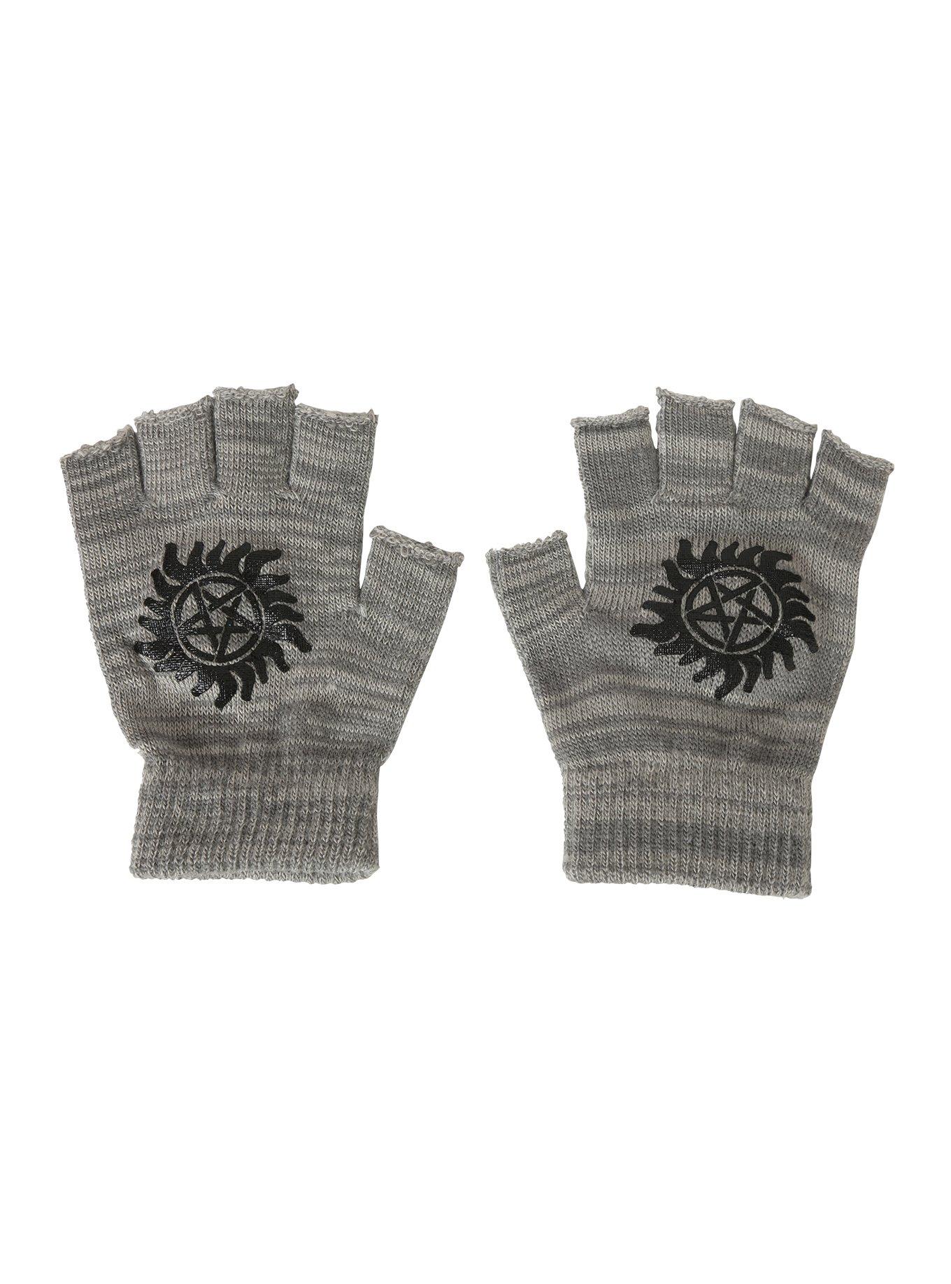 Supernatural Anti-Possession Fingerless Gloves, , alternate
