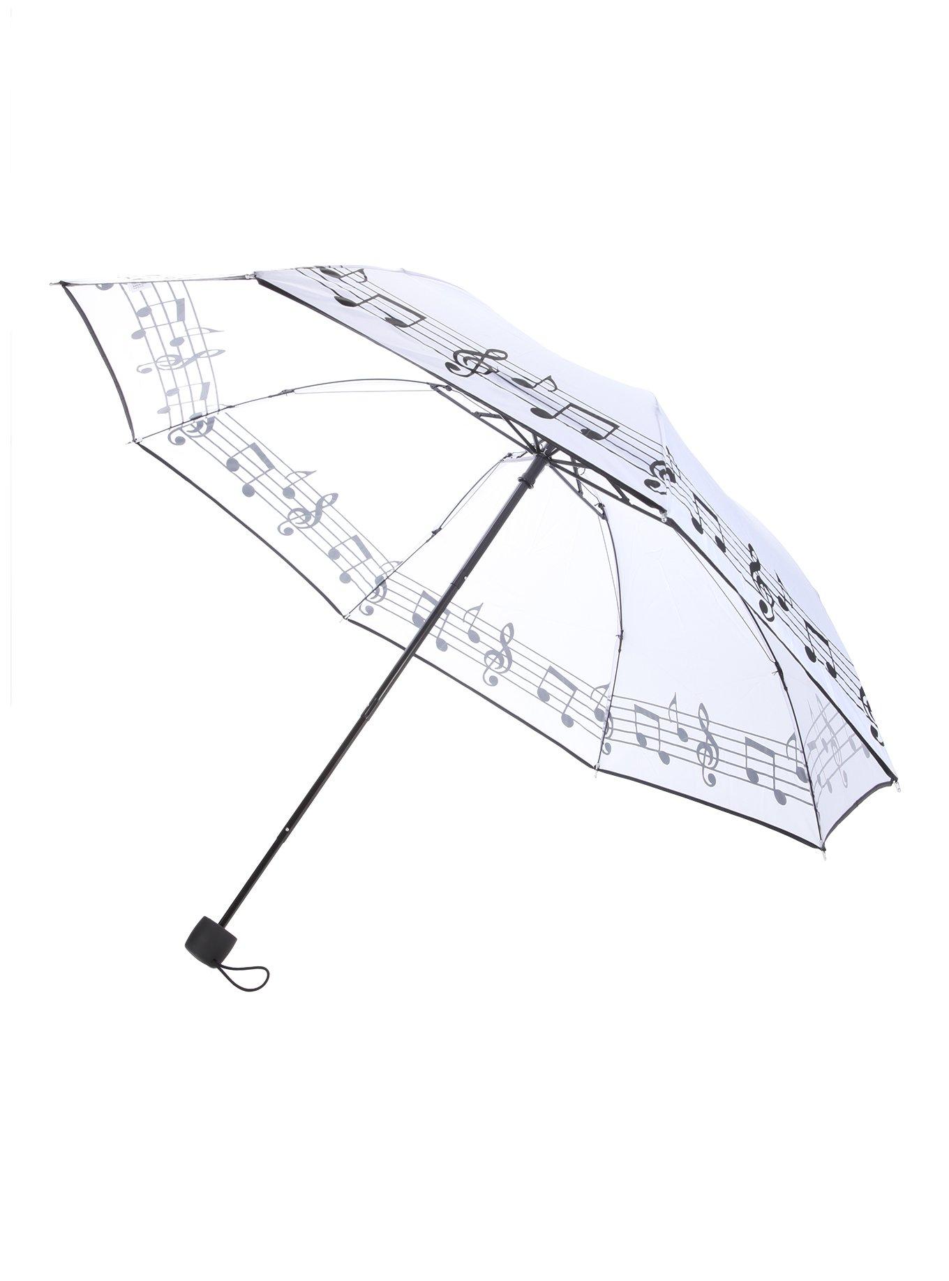 Music Note Compact Umbrella, , alternate