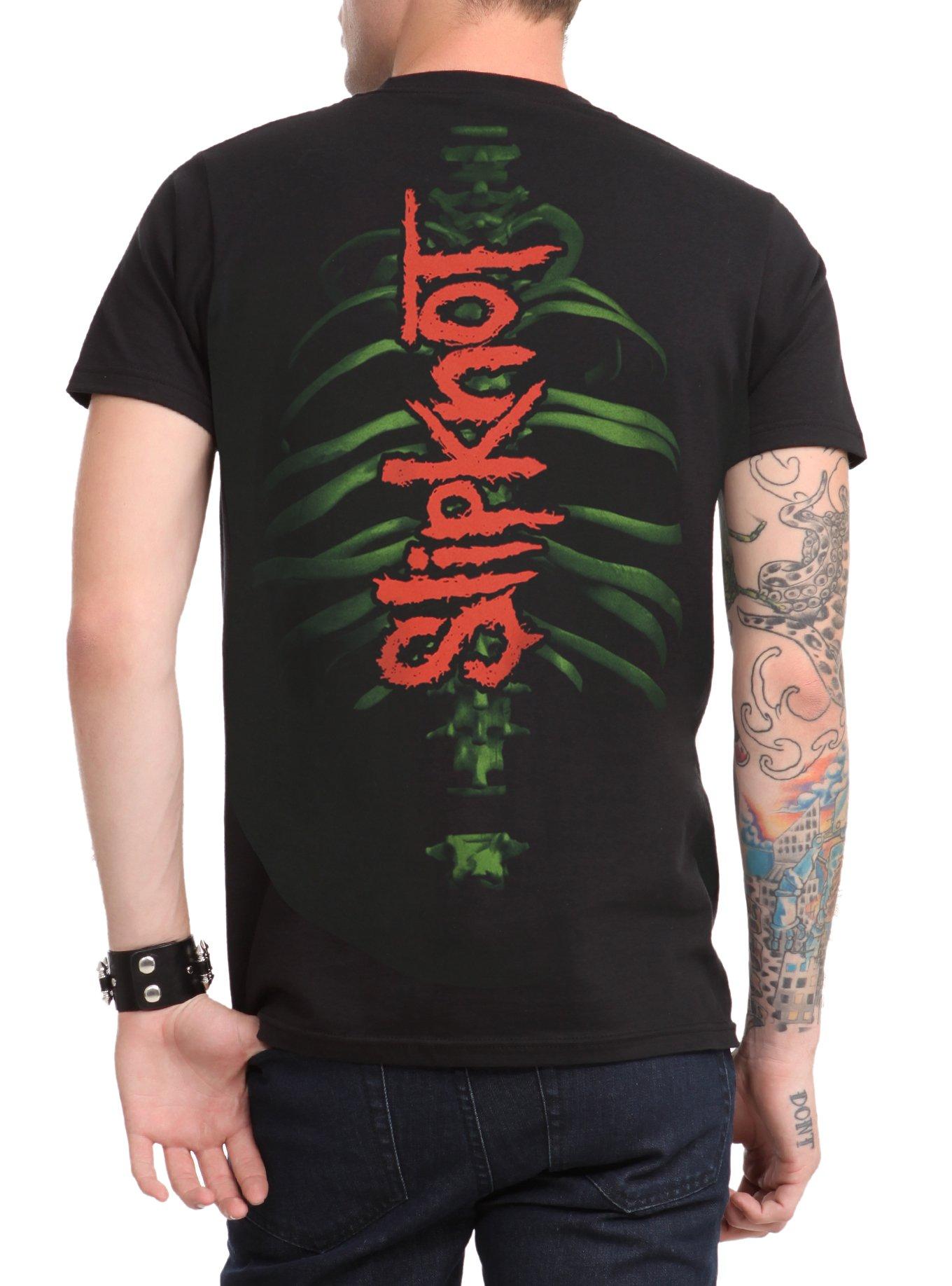 Slipknot Bones Nonagram T-Shirt, , alternate
