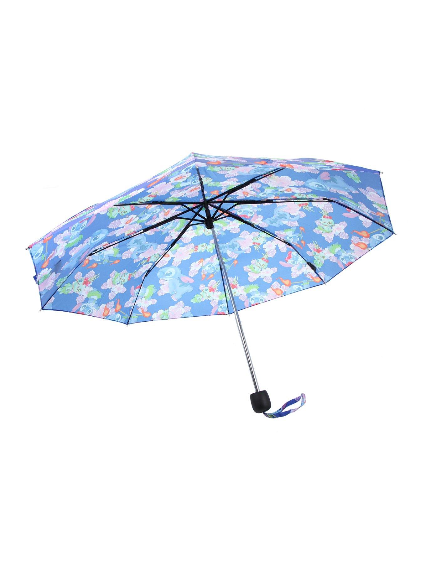 Disney Lilo & Stitch Stitch Scrump Print Compact Umbrella, , alternate