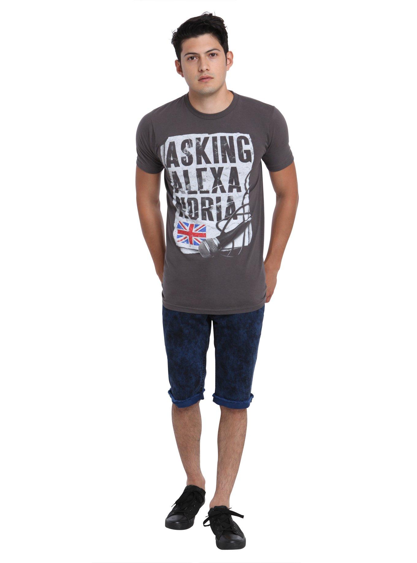 Asking Alexandria Microphone T-Shirt, , alternate