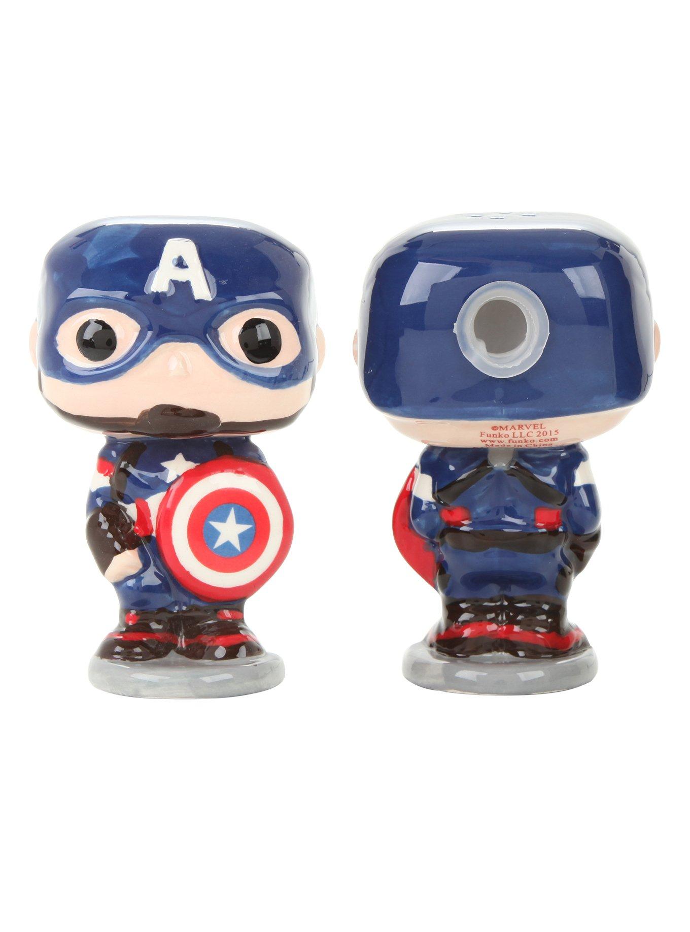 Funko Marvel Captain America & Iron Man Pop! Salt & Pepper Shakers, , alternate