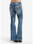 Destructed Flared Jeans, , alternate