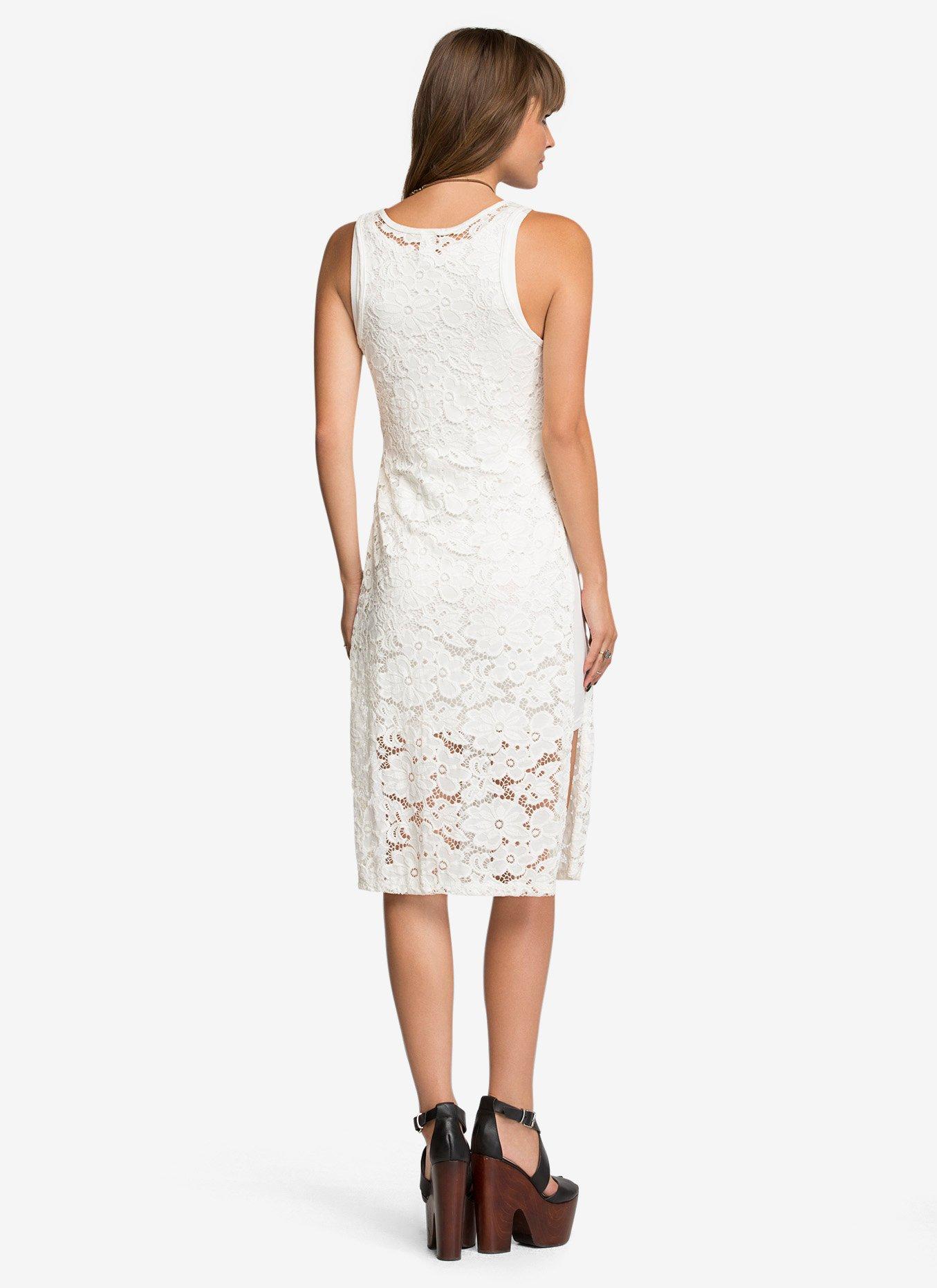 Lace Tank Dress, , alternate