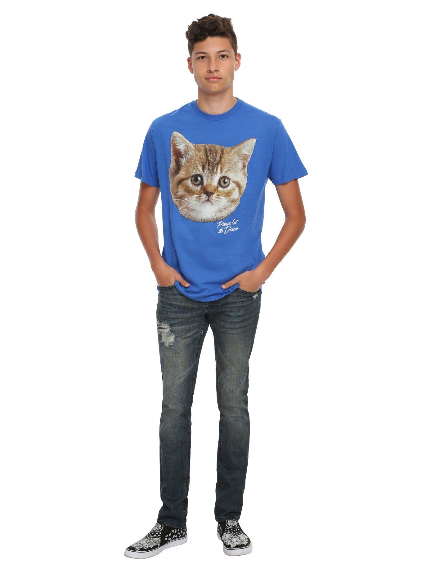 Panic! At The Disco Kitten T-Shirt, ROYAL BLUE, alternate