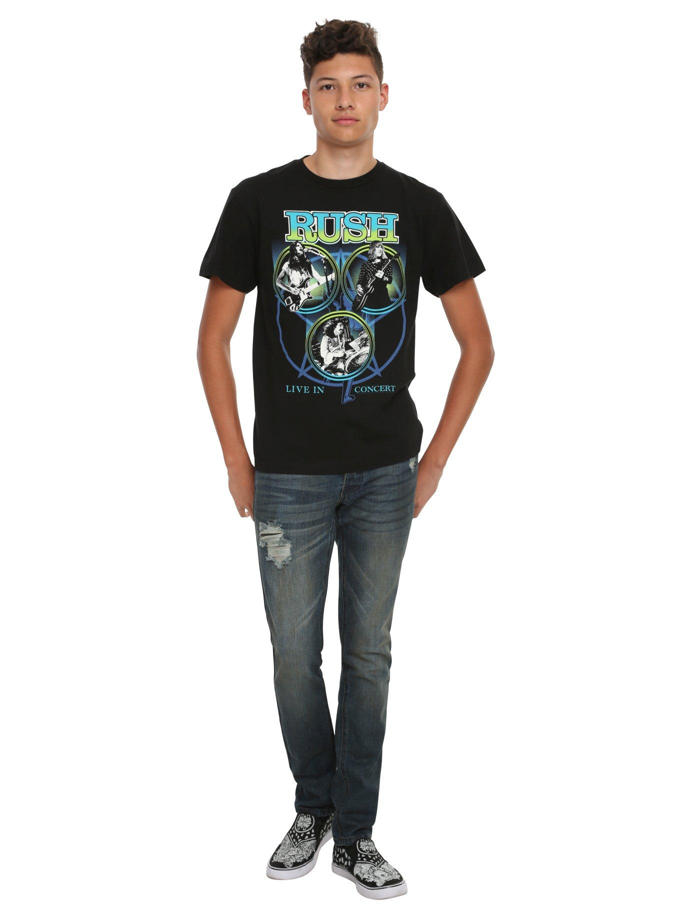 Rush Live In Concert T-Shirt, BLACK, alternate