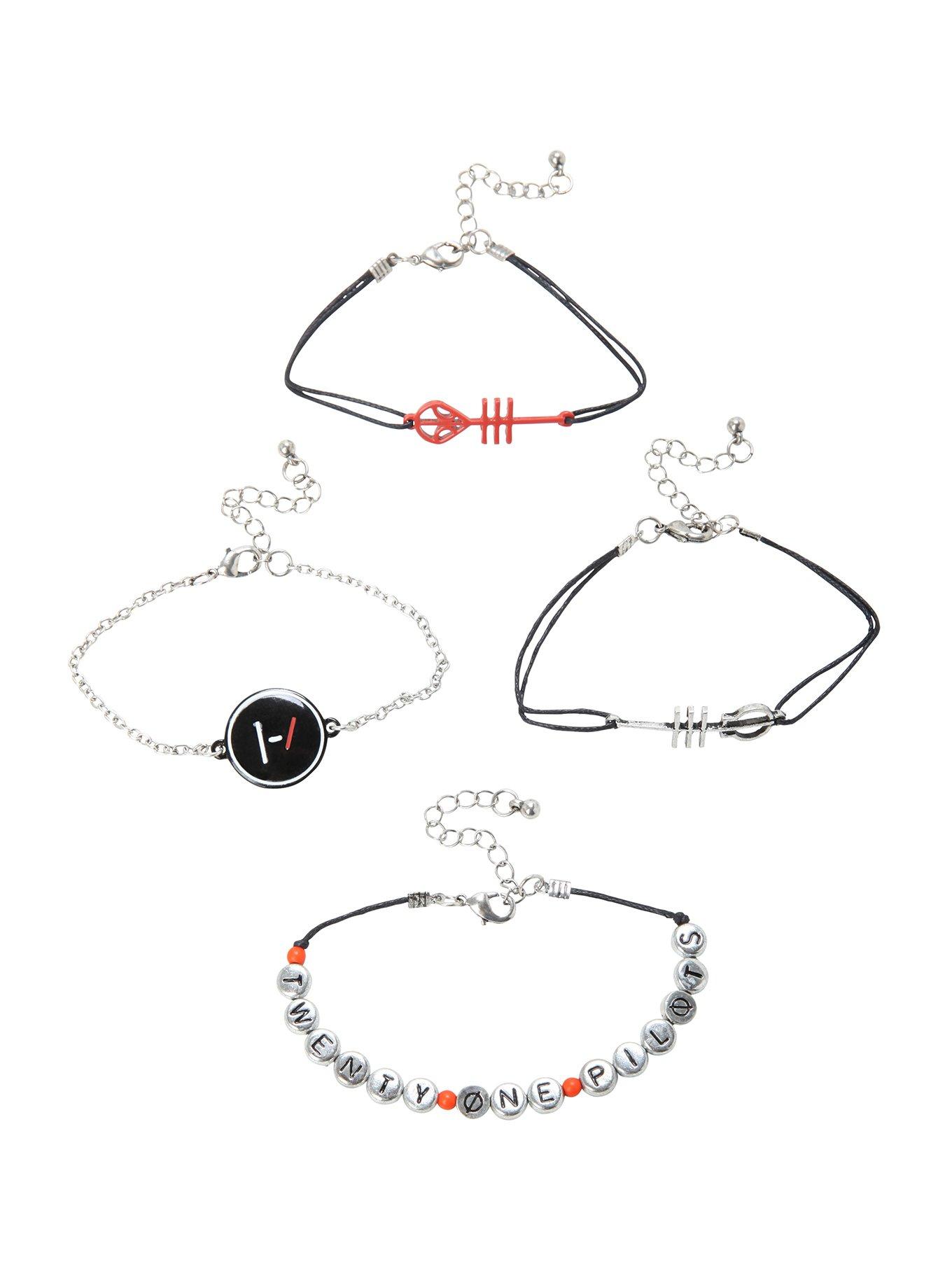 | 4 Twenty Pack Blurryface Hot Pilots Bracelet Topic One