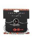 Twenty One Pilots Blurryface Bracelet 4 Pack, , alternate