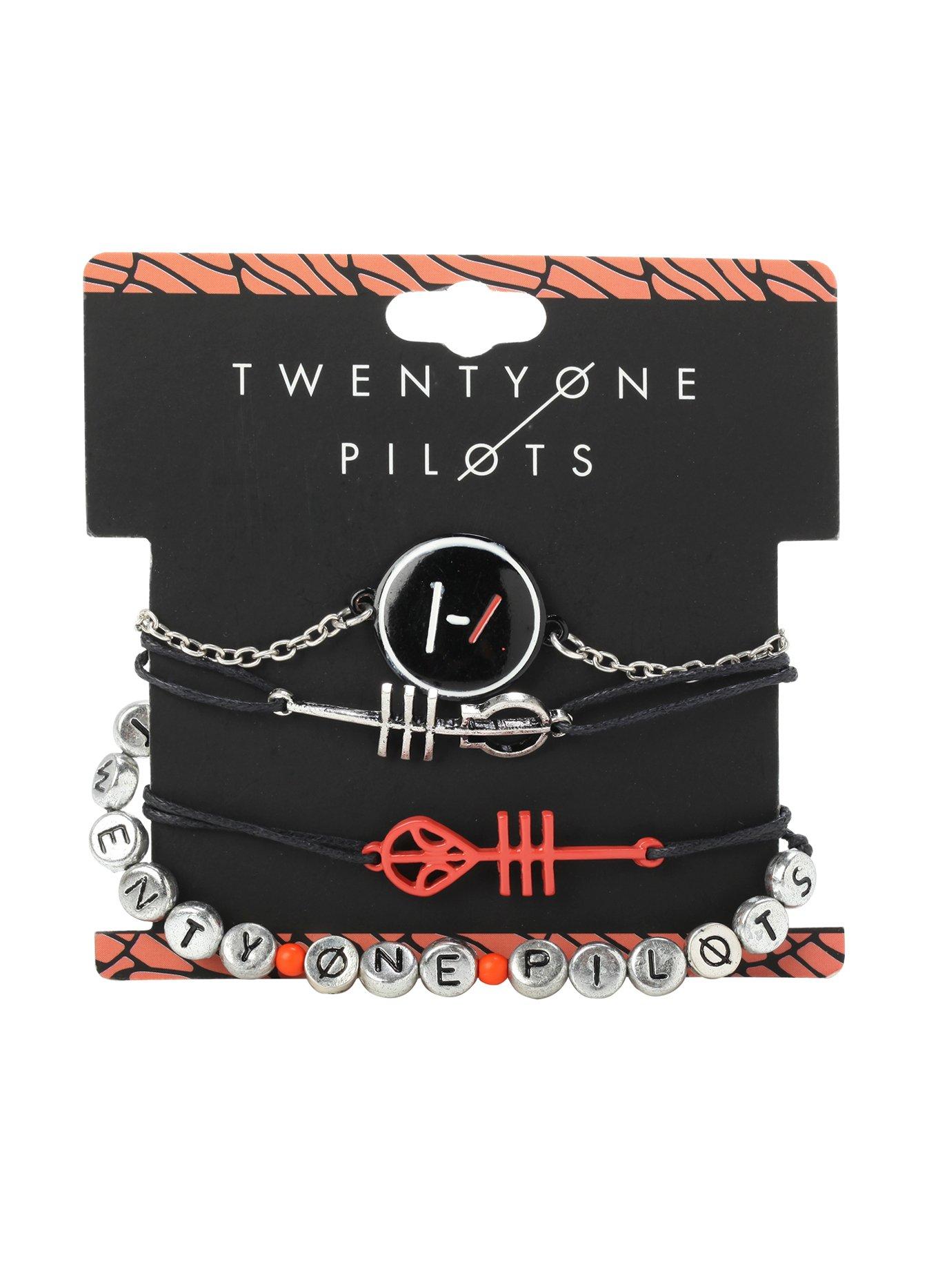 Twenty One Pilots Blurryface Bracelet 4 Pack, , alternate