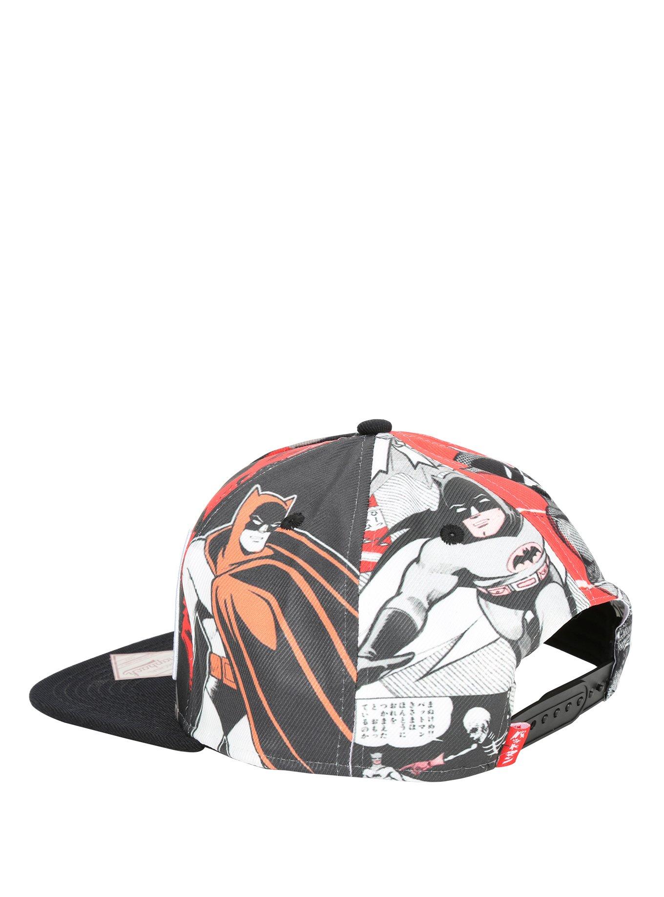 DC Comics Batmanga Snapback Hat, , alternate
