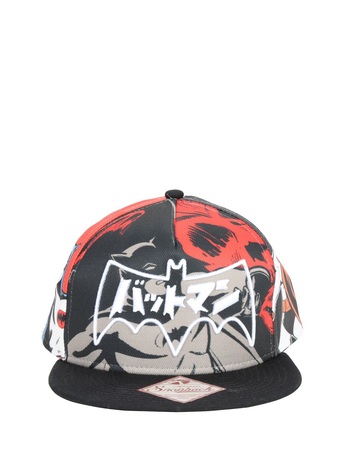 DC Comics Batmanga Snapback Hat, , alternate