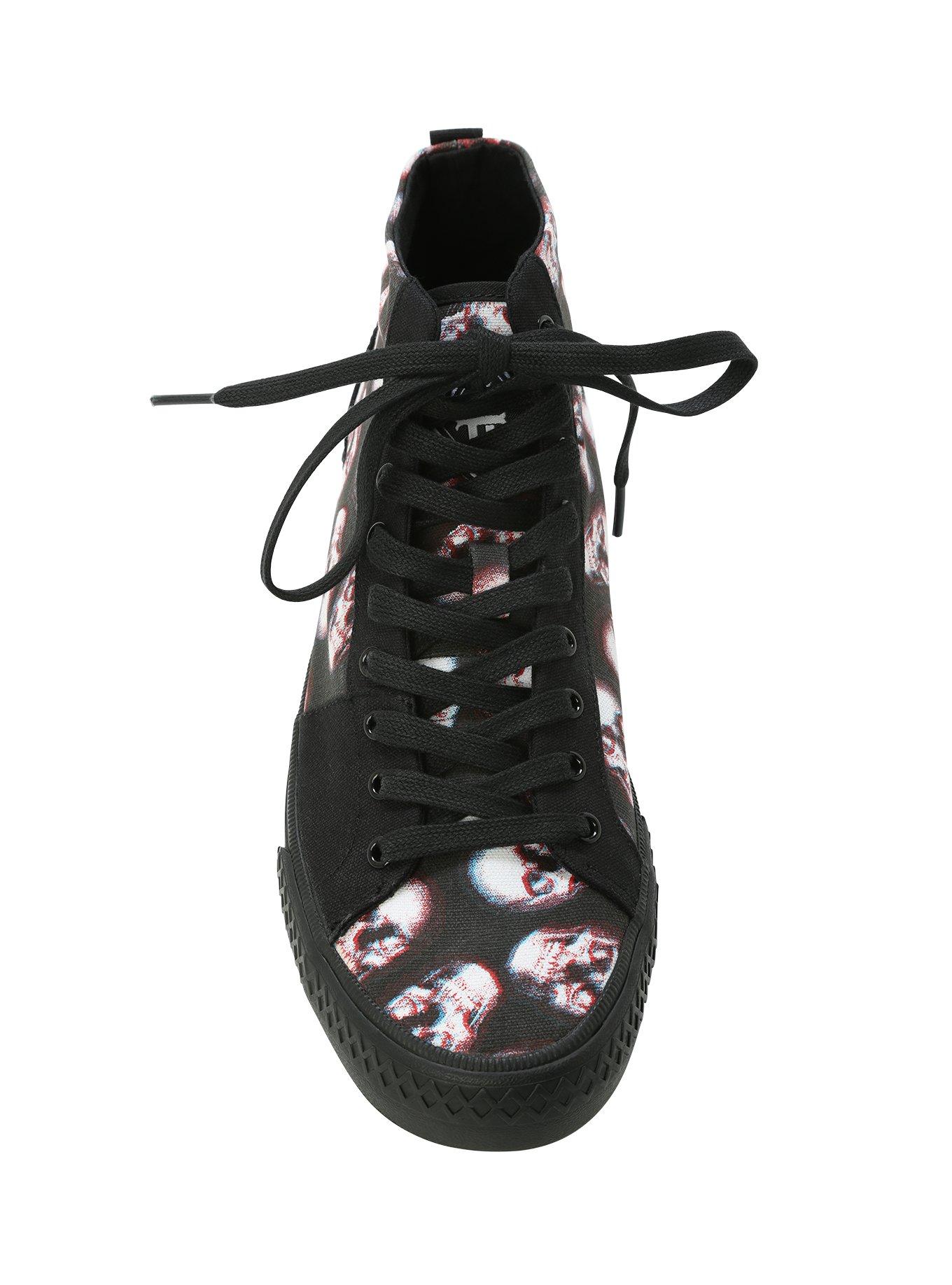 Iron Fist Skull Of Doom Hi-Top Sneakers, BLACK, alternate