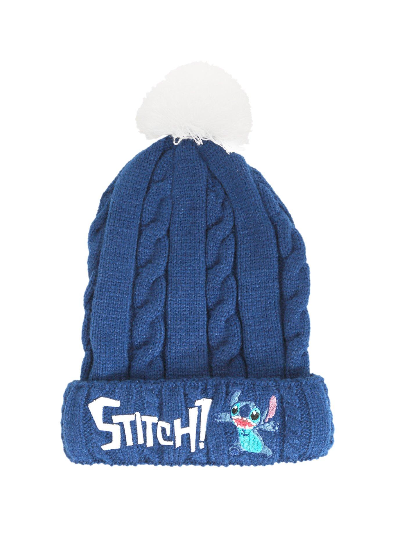 Disney Lilo & Stitch Stitch Pom Beanie, , alternate