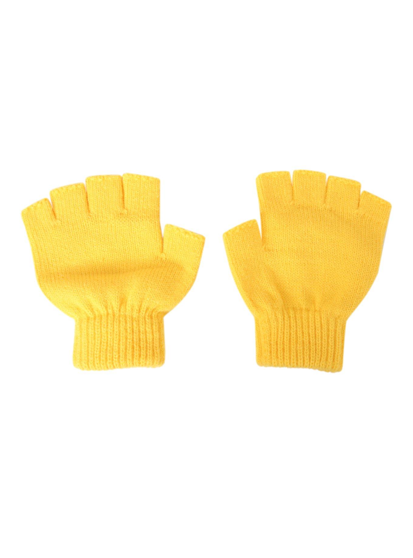 Despicable Me Minion Fingerless Gloves, , alternate