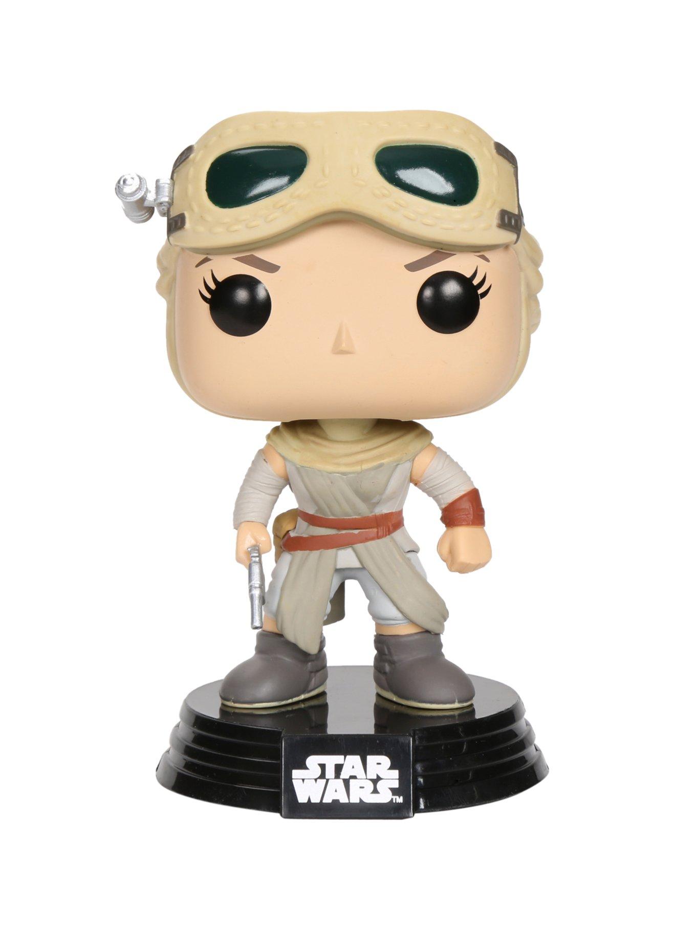 Funko Star Wars: The Force Awakens Pop! Rey Vinyl Bobble-Head Hot Topic Exclusive, , alternate