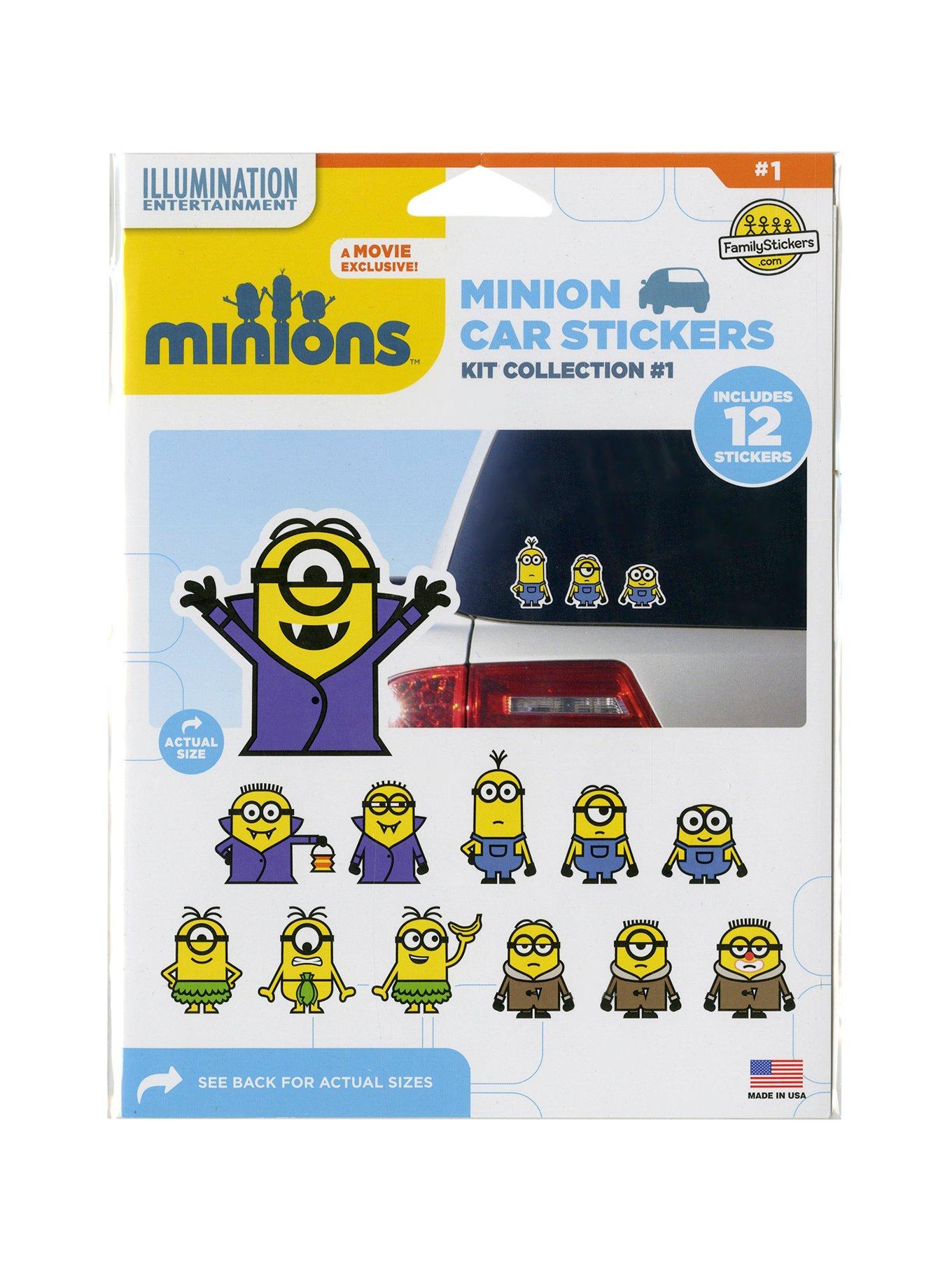 Minions Car Sticker Kit Collection #1, , alternate
