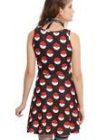 Pokemon Poke Ball Print Dress, , alternate
