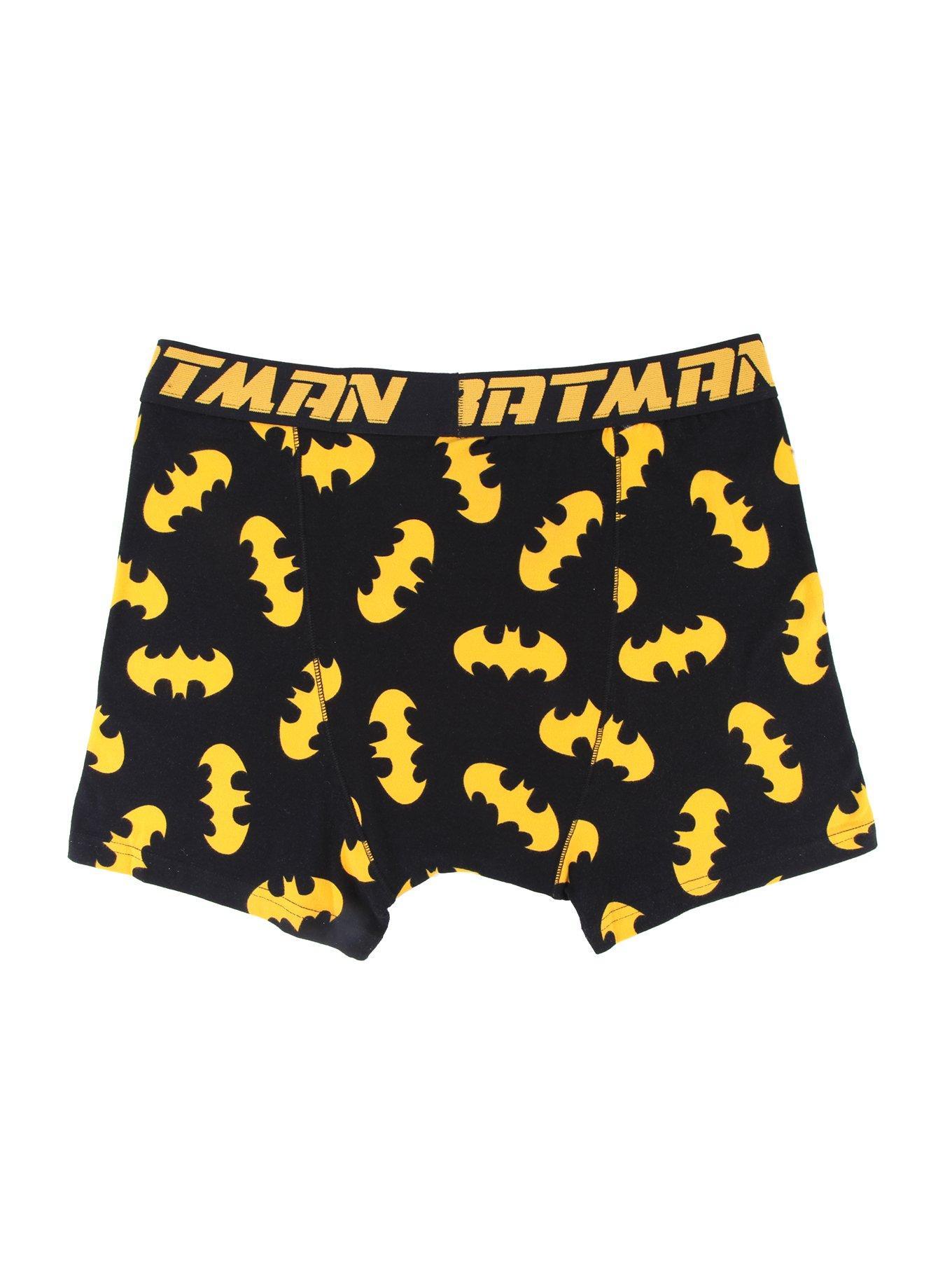 DC Comics Batman Logo Print Boxer Briefs, , alternate