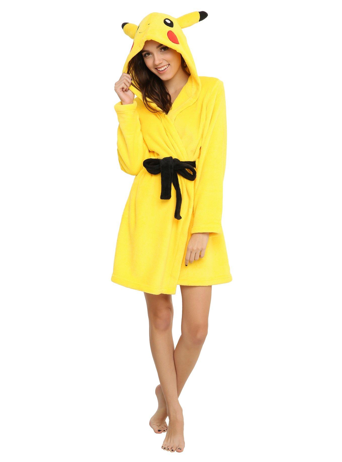 Pokemon Pikachu Girls Hooded Robe, , alternate