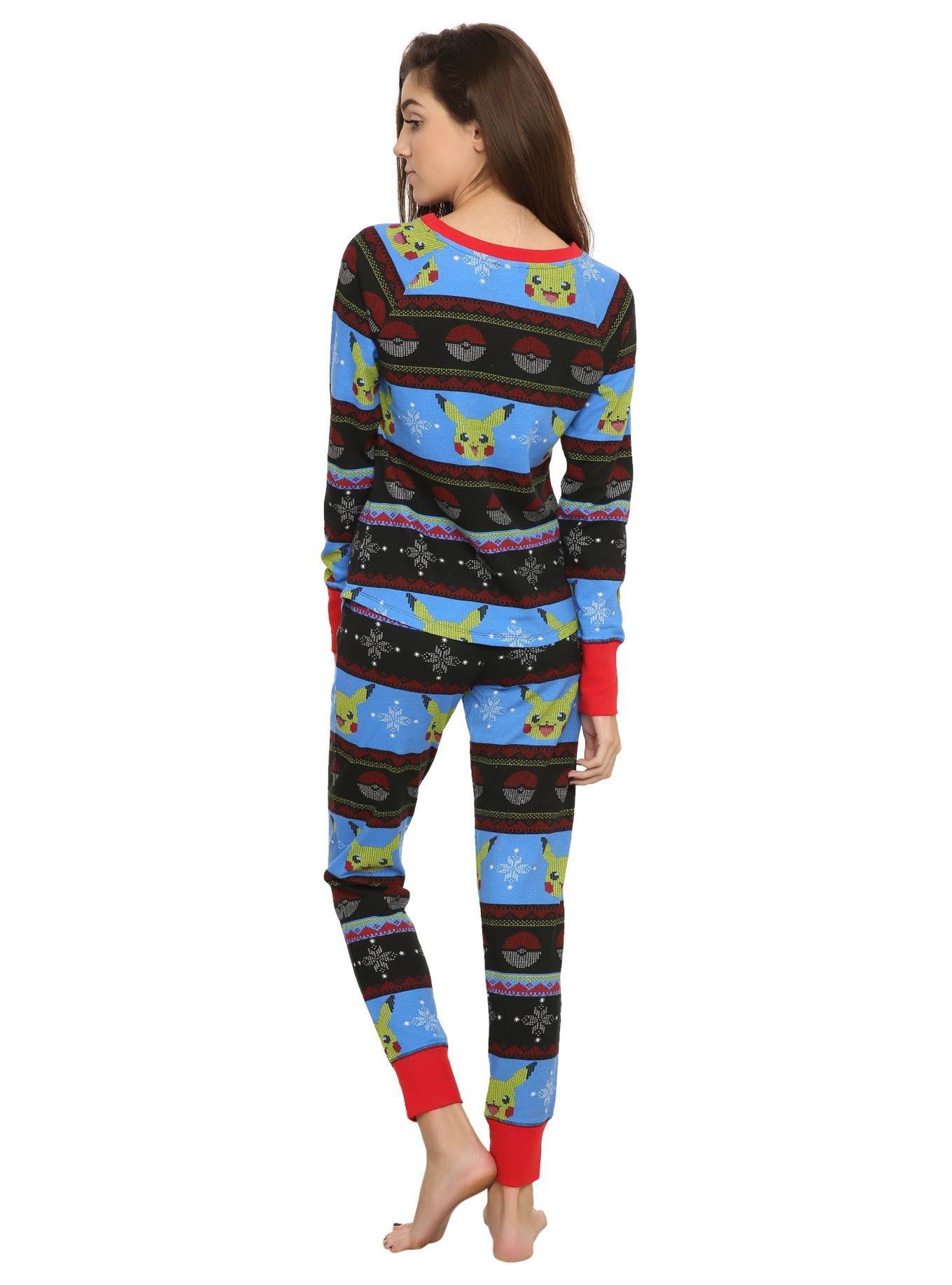 Pokemon Pikachu Girls Thermal Sleep Set, , alternate