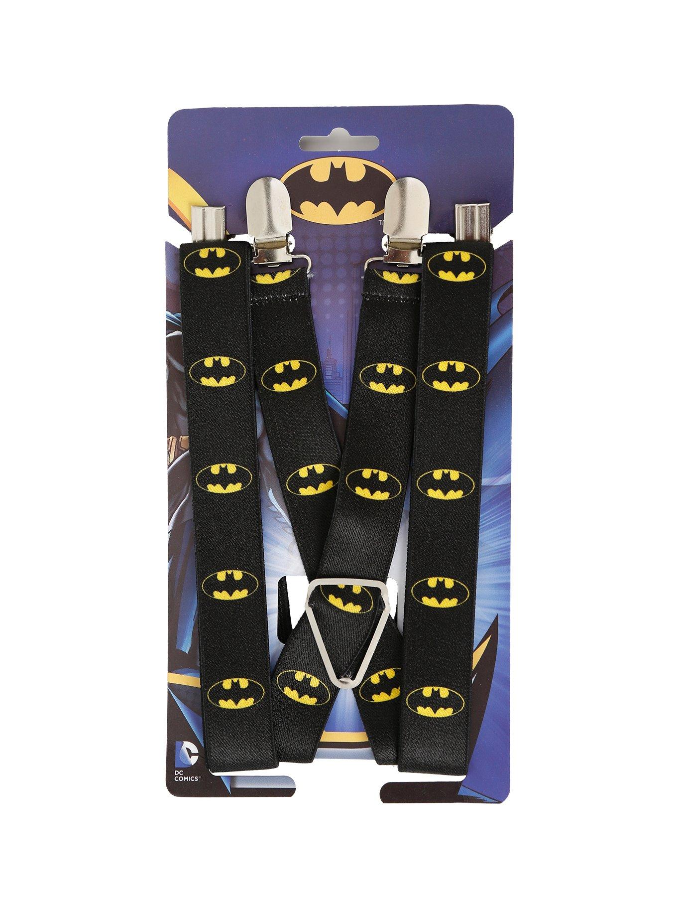 DC Comics Batman Logo Suspenders, , alternate