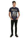 Home Is Where The Record Player Spins T-Shirt, BLACK, alternate