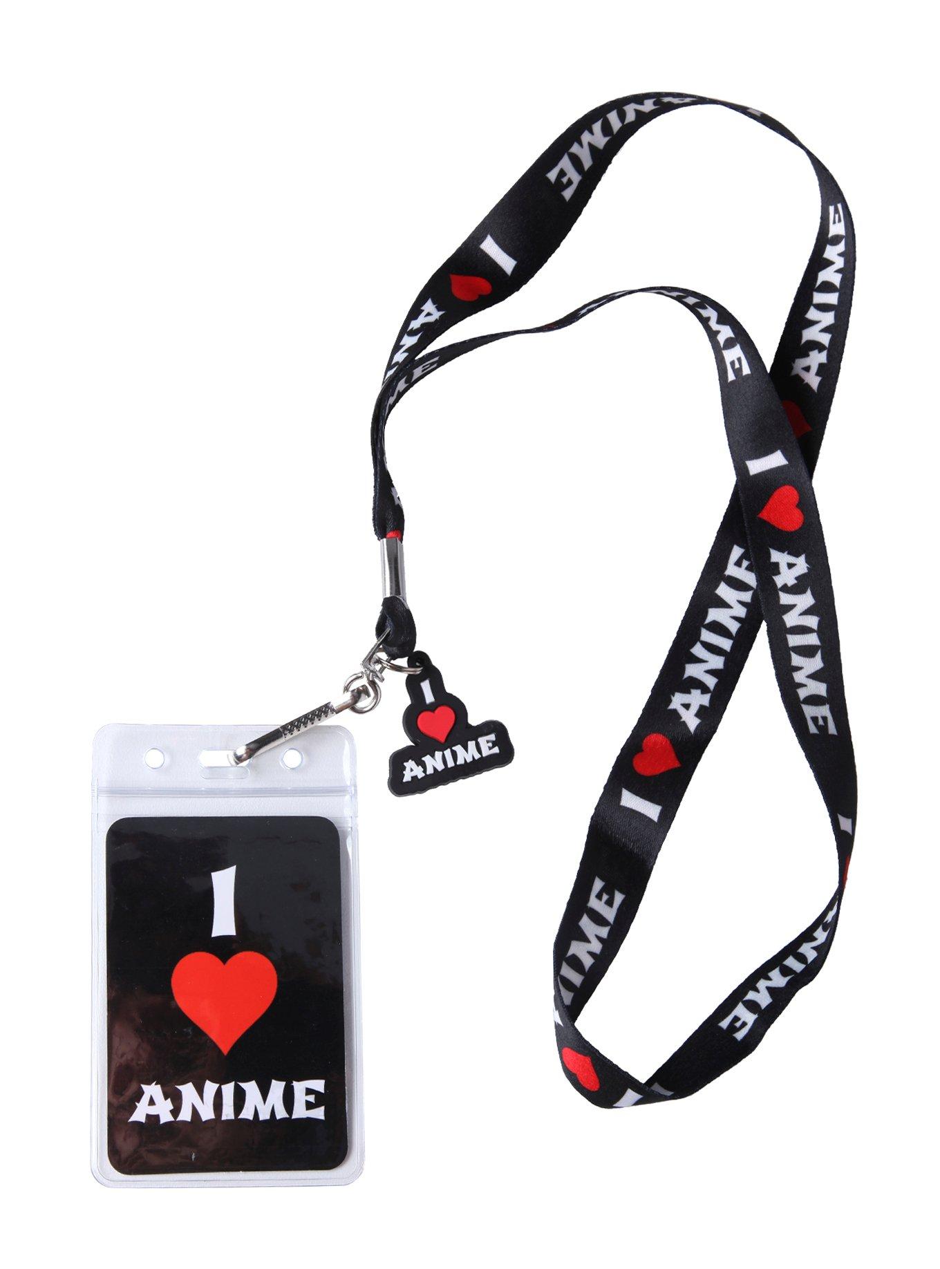 I (Heart) Anime Lanyard, , alternate