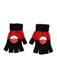 Pokemon Poke Ball Fingerless Gloves, , alternate