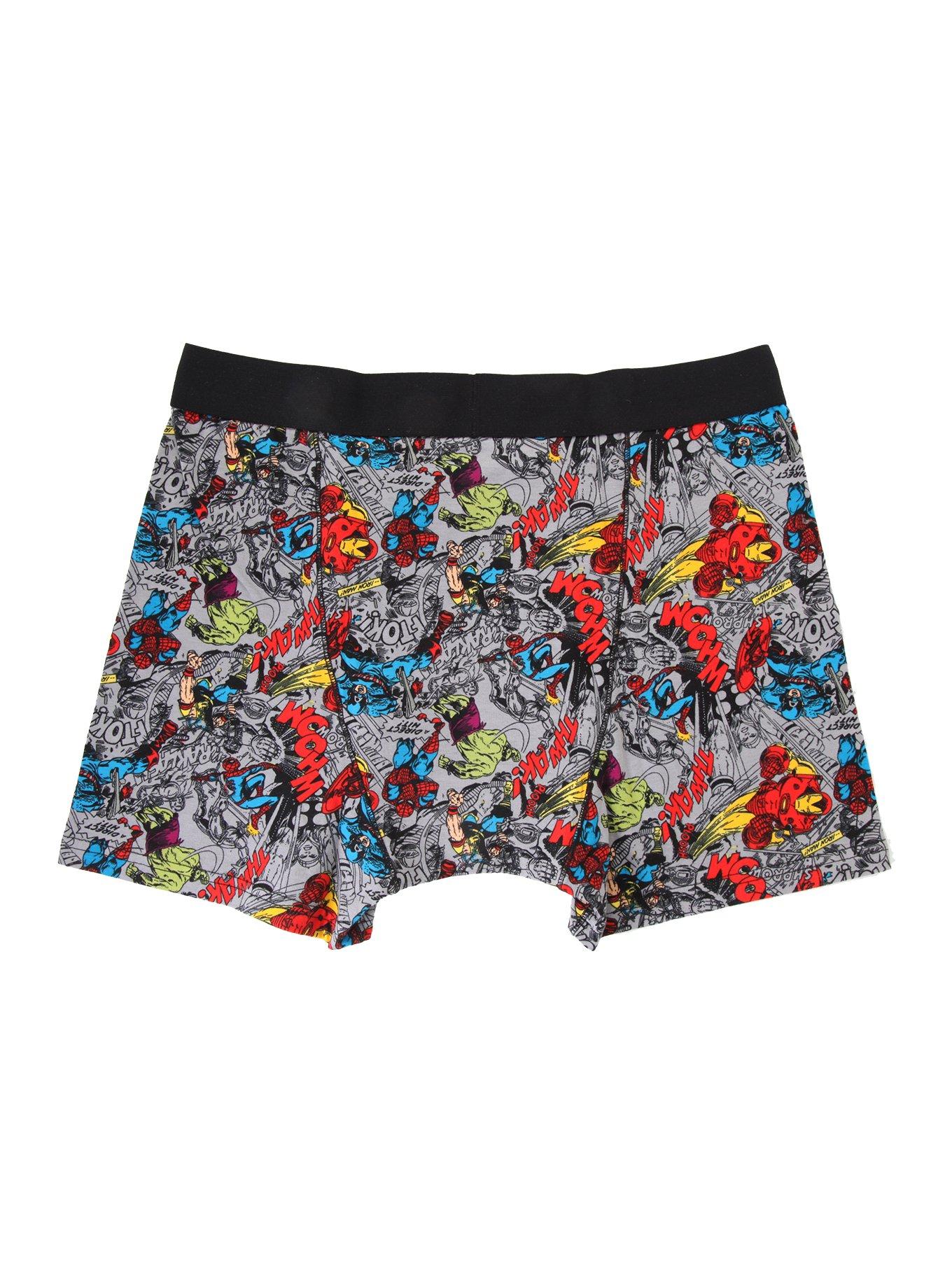 Marvel Comics Heroes Boxer Briefs, , alternate